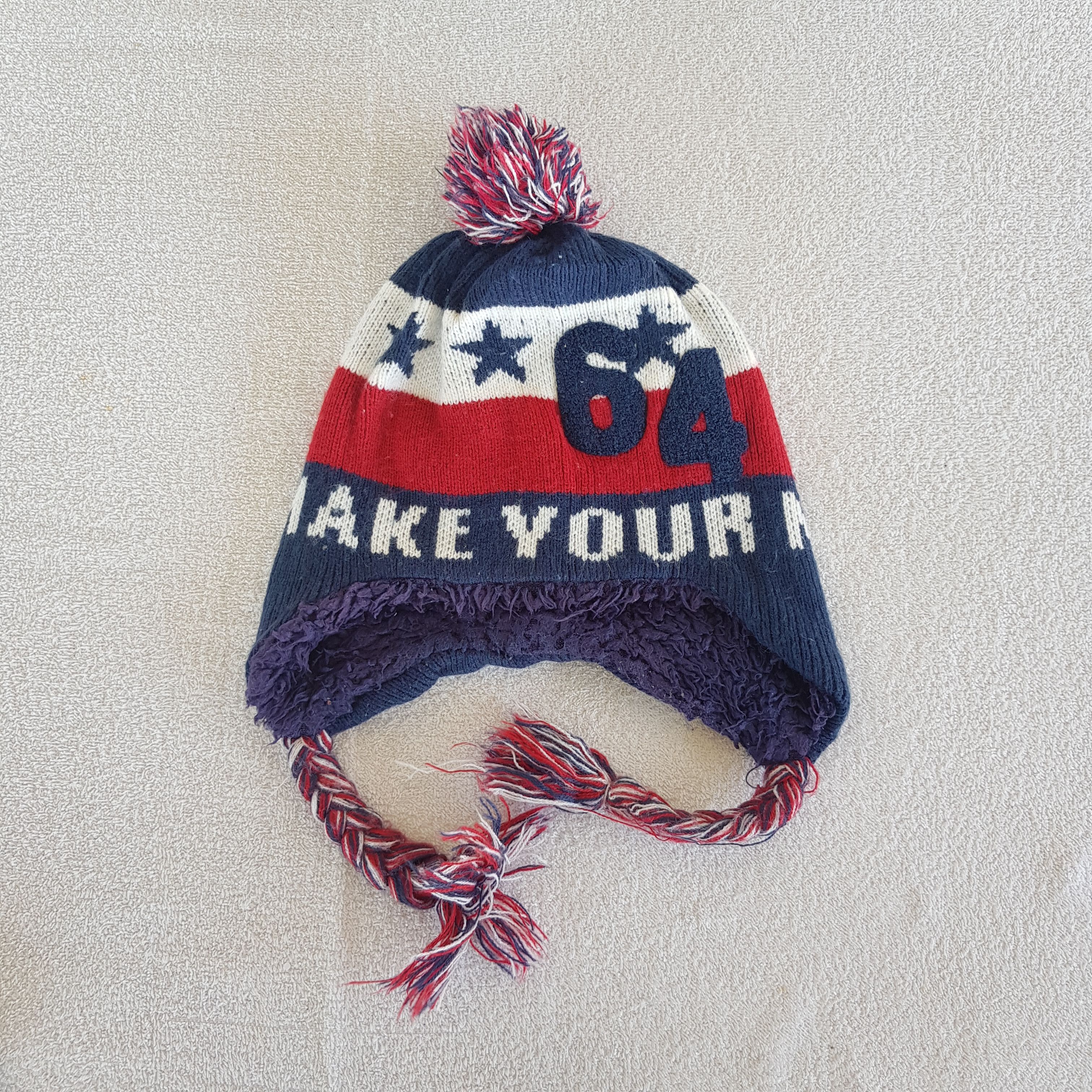 Japanese Brand Vintage Japanese Earflap Hats Make Magic Beanie Snow Caps Size ONE SIZE - 6 Thumbnail