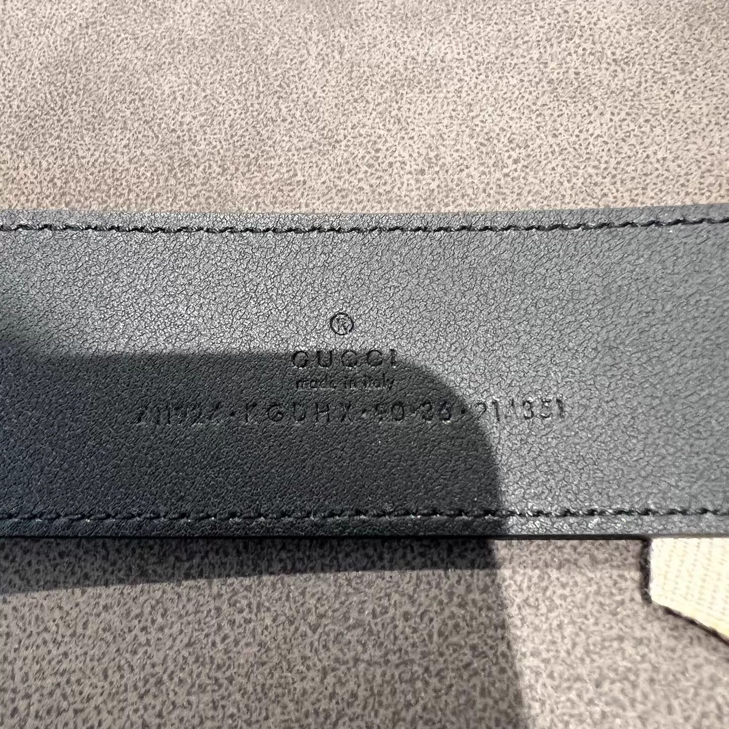 Gucci GUCCI Double G Buckle All-Over Logo Belt 90cm Size ONE SIZE - 3 Thumbnail