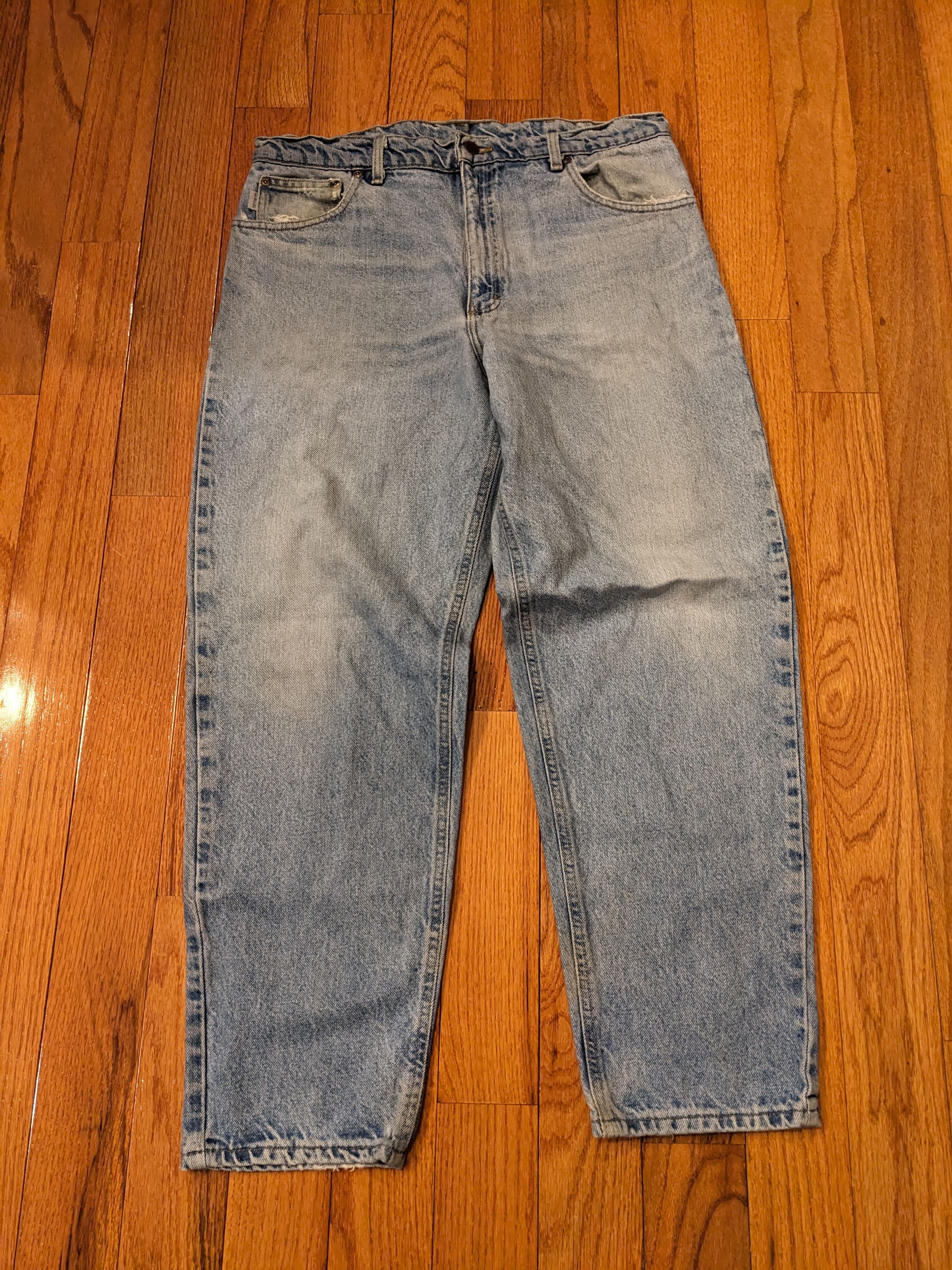 Carhartt × Vintage Vintage Y2K Carhartt 35 x 30 Blue Denim Jeans Size US 35 - 4 Thumbnail