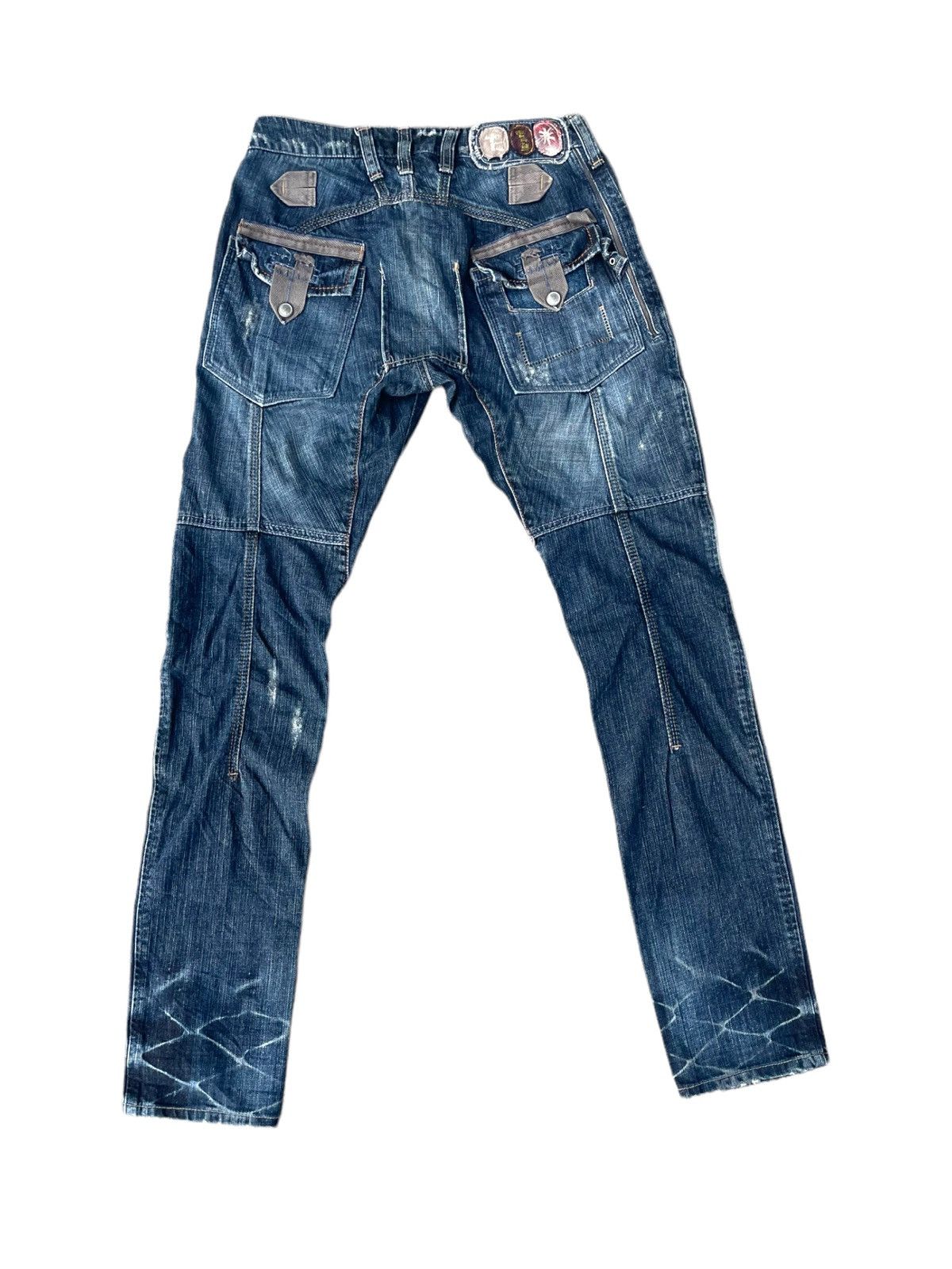 Marithe + Francois Girbaud Marithe Francois Girbaud Steel Lock Distressed Jeans Denim Size US 30 / EU 46 - 5 Thumbnail