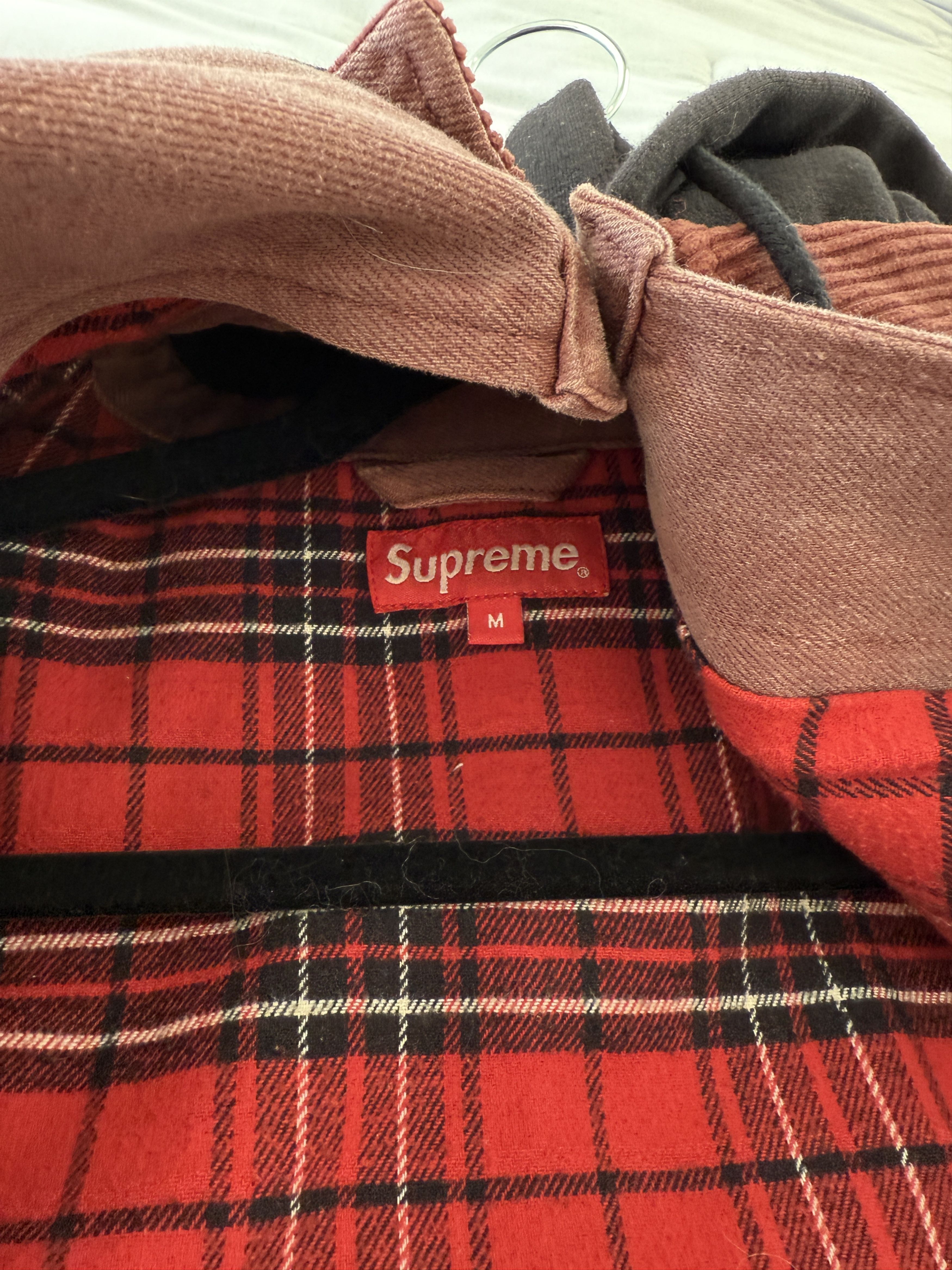 Supreme 2017 F/W Supreme Hooded Chore Coat Dusty Rose Size US M / EU 48-50 / 2 - 5 Thumbnail