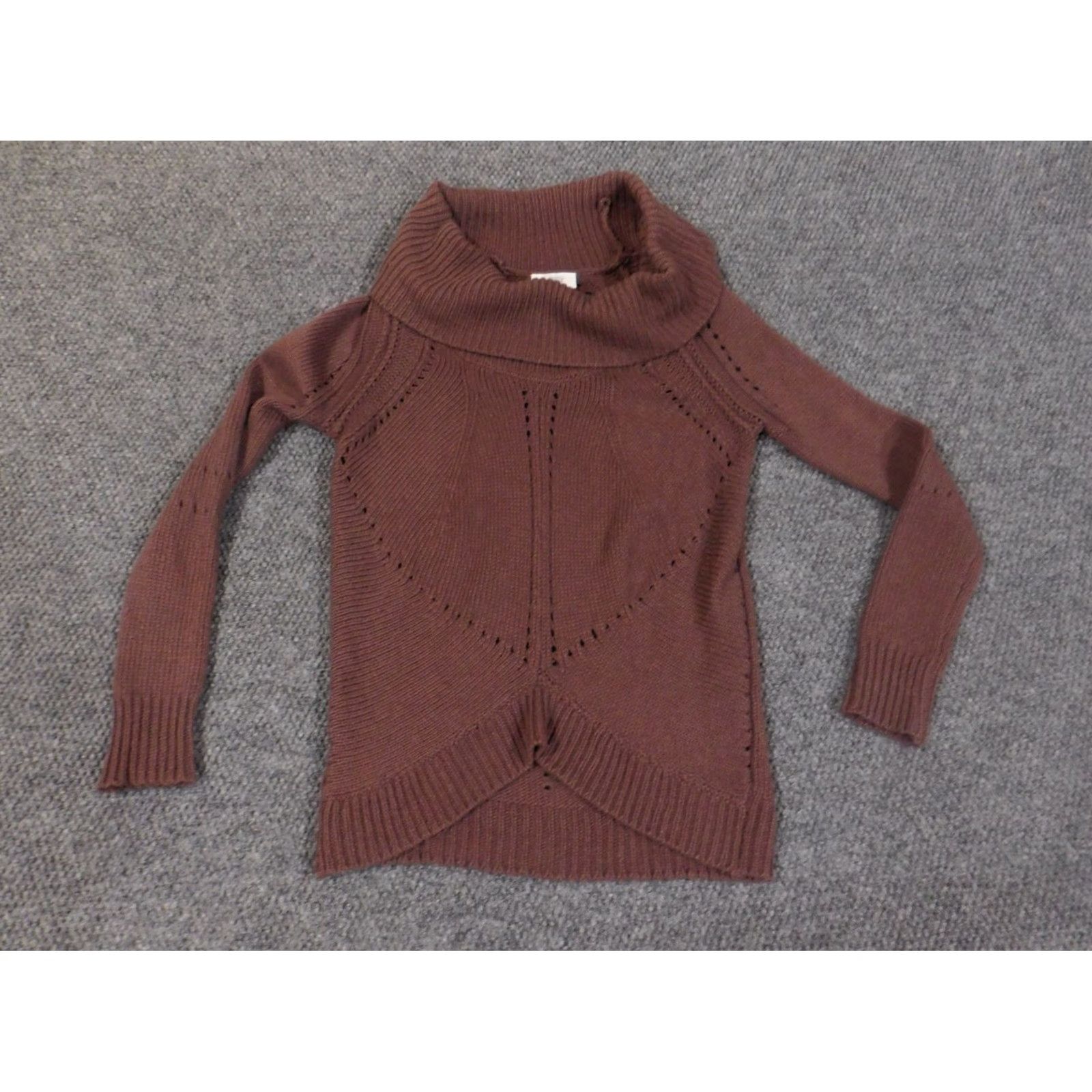 Loft LOFT Sweater Pullover Cowl Neck Knit Long Sleeve Wool Acrylic Purple Small Regular Women" Size S / US 4 / IT 40 - 2 Thumbnail