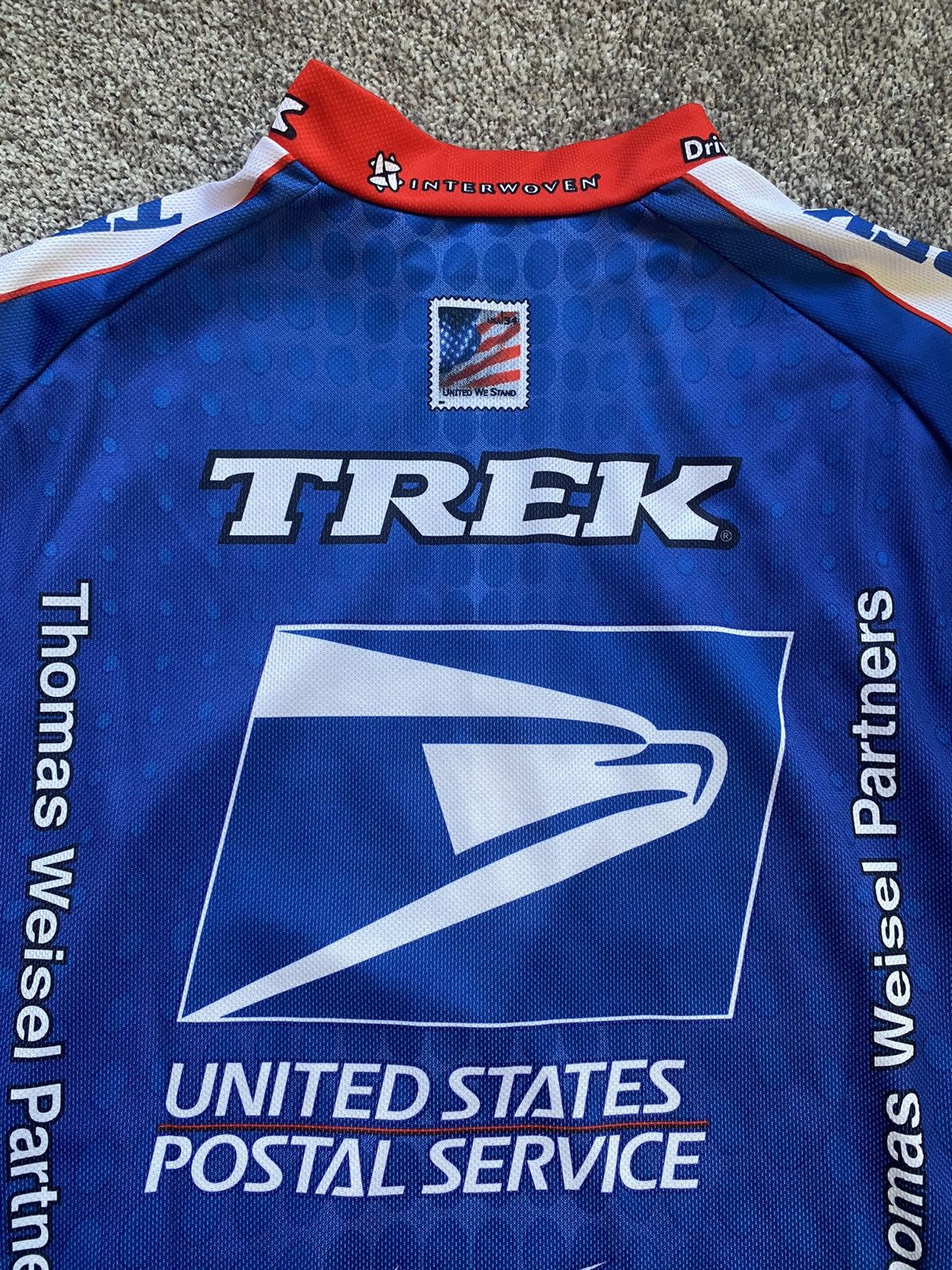 Nike × USA Olympics Nike Trek Cycling USA Team Sport Logo Blue Red Jersey Zip Size US M / EU 48-50 / 2 - 5 Thumbnail