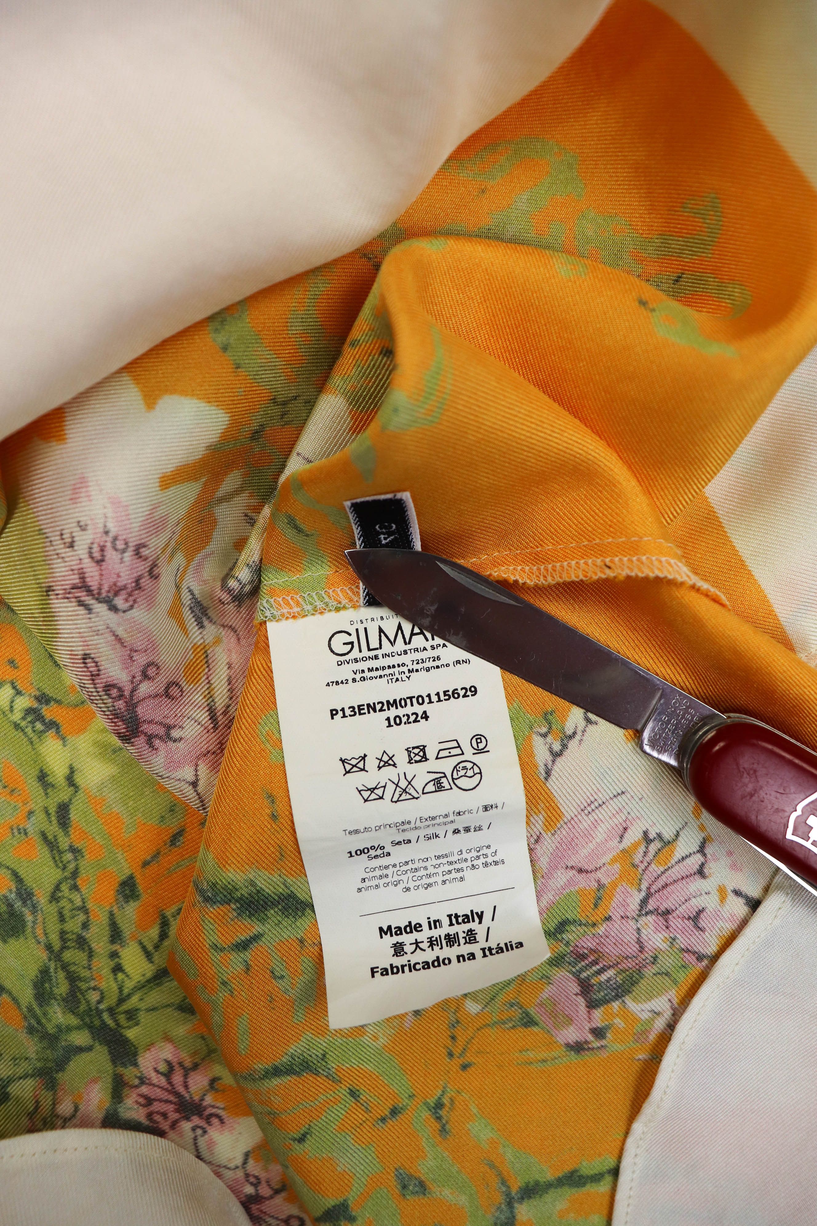 No. 21 No. 21 Yellow Floral Printed Graphics Silk LS Blouse Shirt Size S / US 4 / IT 40 - 11 Thumbnail