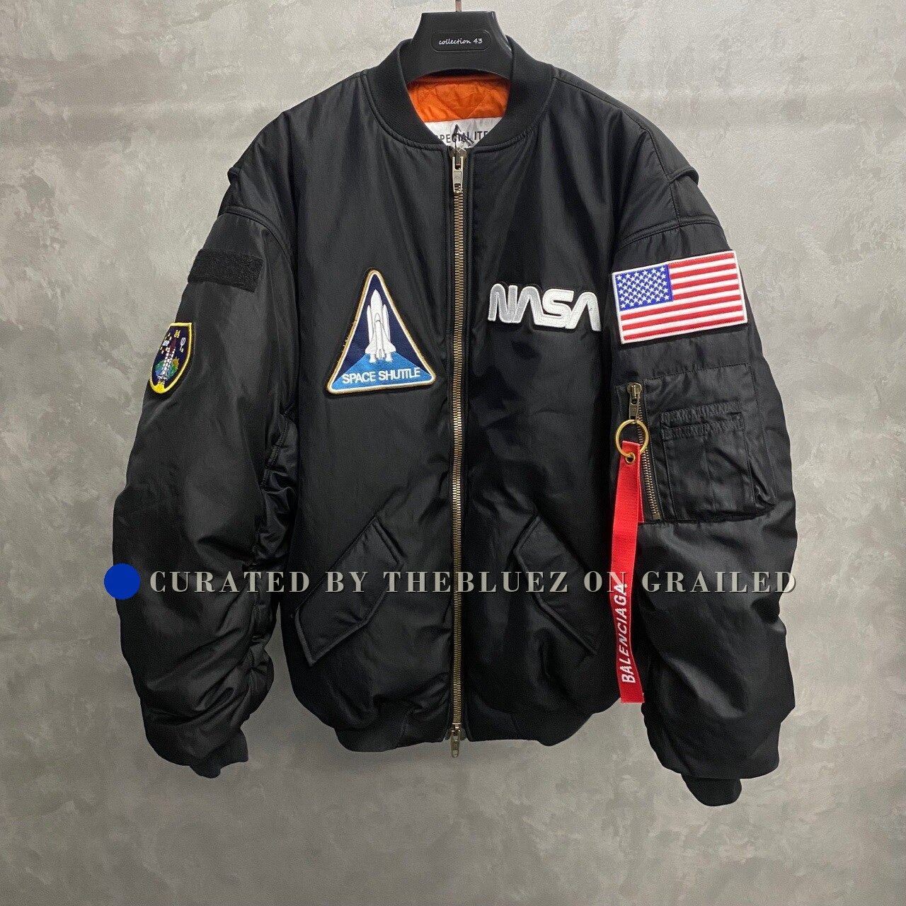 Balenciaga SS17 Mens Cropped MA-1 Bomber Jacket | Grailed