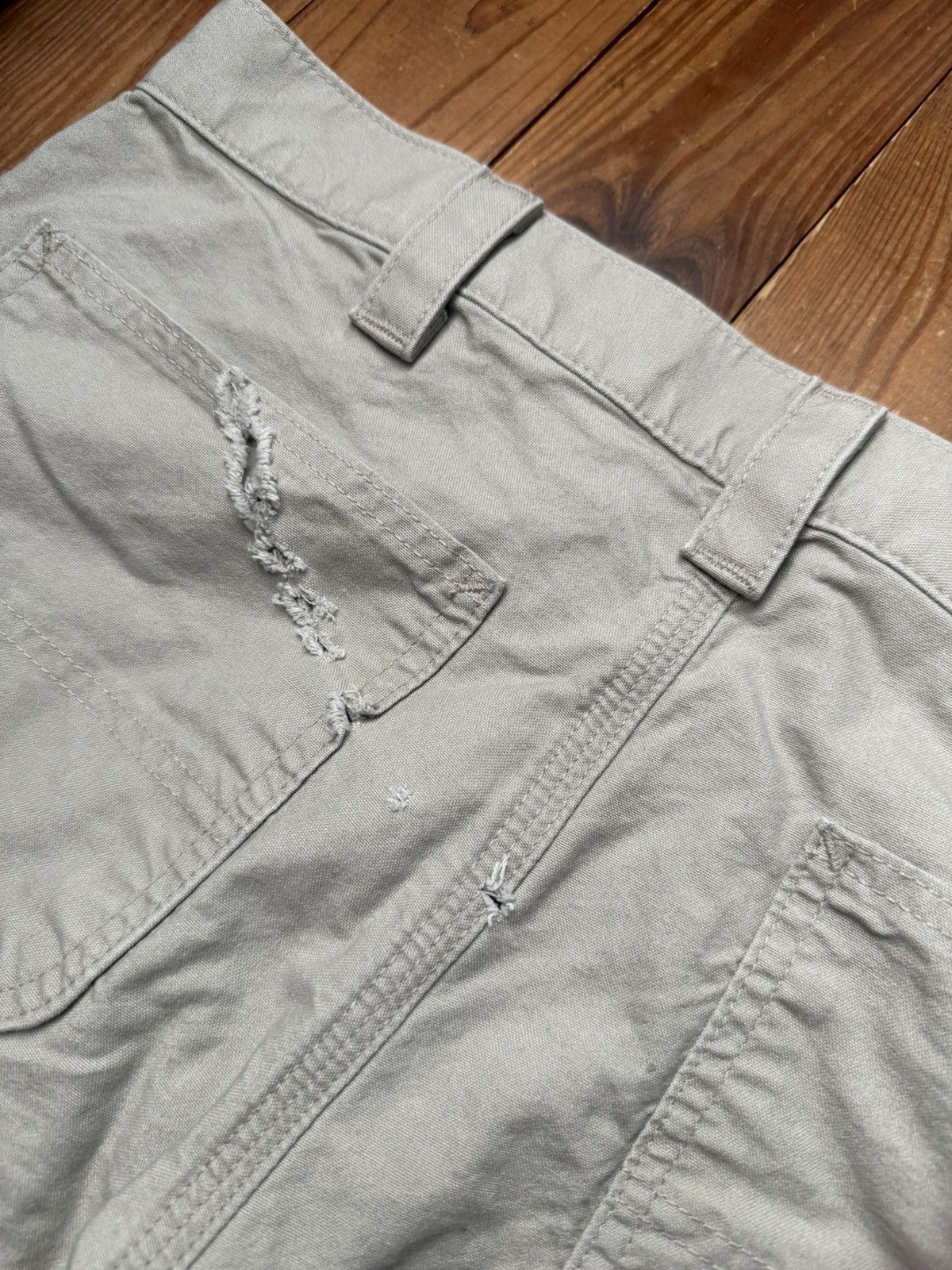 Carhartt Vintage Carhartt Tan Carpenter Shorts Size US 34 / EU 50 - 2 Thumbnail