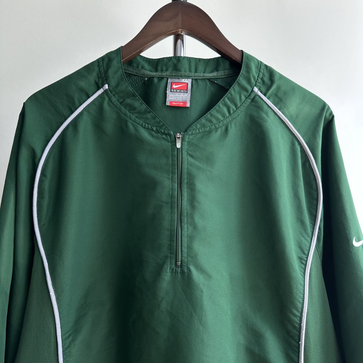 Nike Vintage 90s Nike Quarter Windbreaker Jacket Size US XL / EU 56 / 4 - 2 Thumbnail