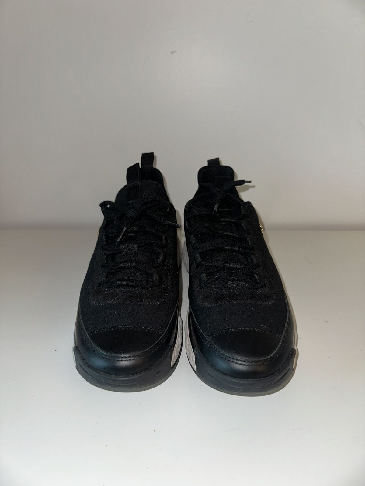 Chanel Chanel Black Leather Trainer Sneakers Size US 8.5 / EU 41-42 - 2 Thumbnail