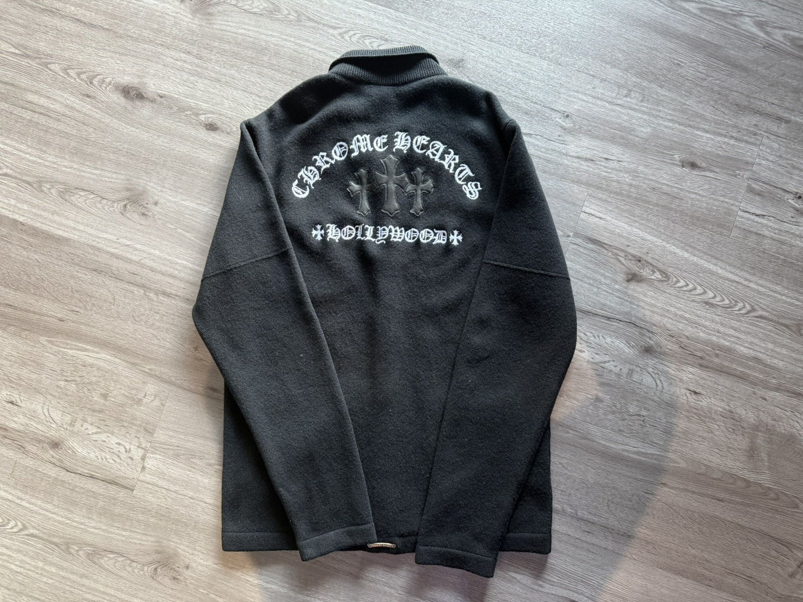 Chrome Hearts Chrome Hearts cashmere triple cross patch cardigan Size US M / EU 48-50 / 2 - 1 Thumbnail