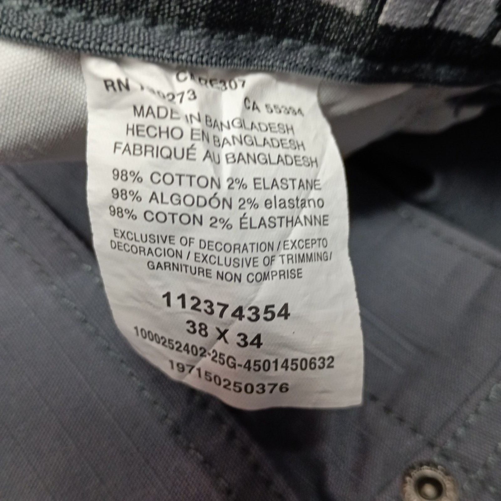 Wrangler Wrangler Inspector Ripstop Work Pants Men's 38x34 Gray Size US 38 / EU 54 - 6 Thumbnail