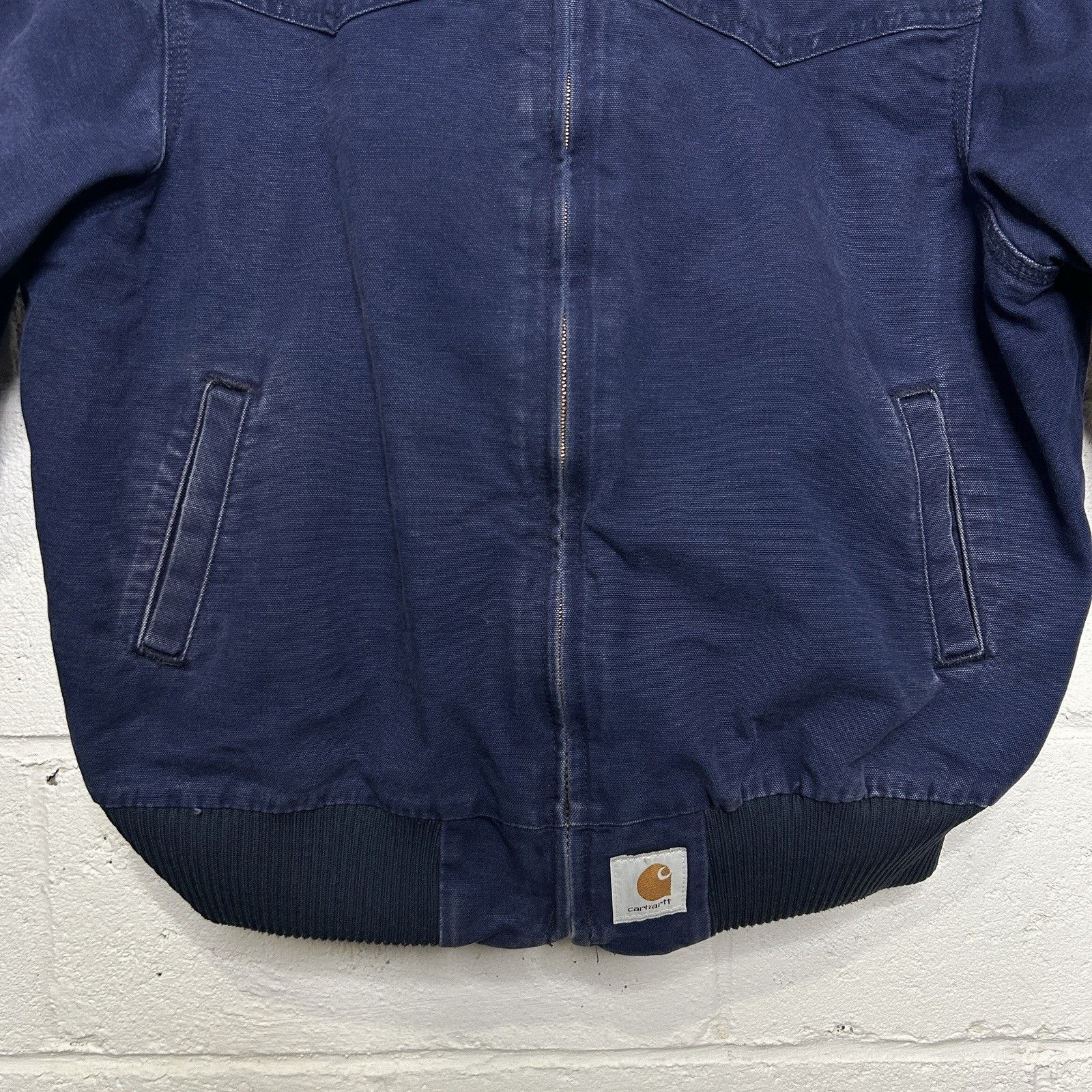 Carhartt Vintage Carhartt Quilted Santa Fe Jacket “Navy” JQ2102 Size US L / EU 52-54 / 3 - 4 Thumbnail