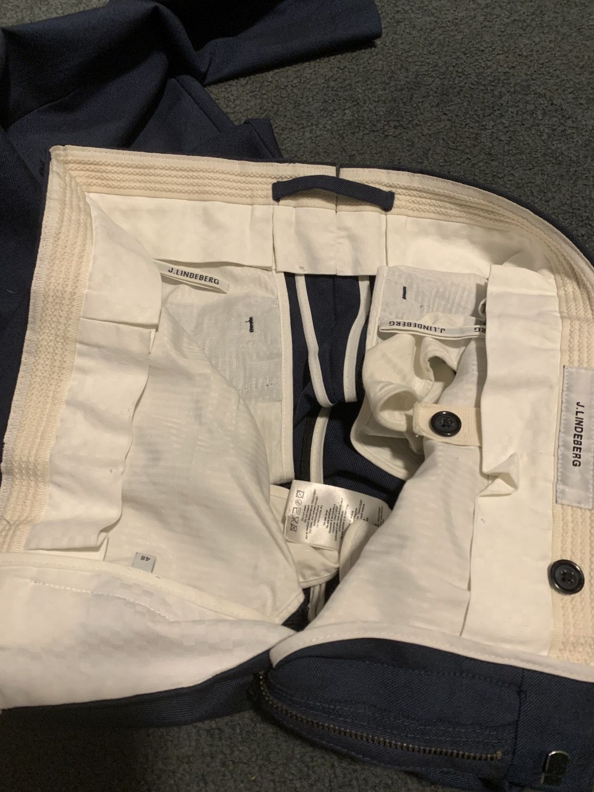 J.Lindeberg J. LINDEBERG Grant Active Hopsack Pants Size US 32 / EU 48 - 4 Thumbnail