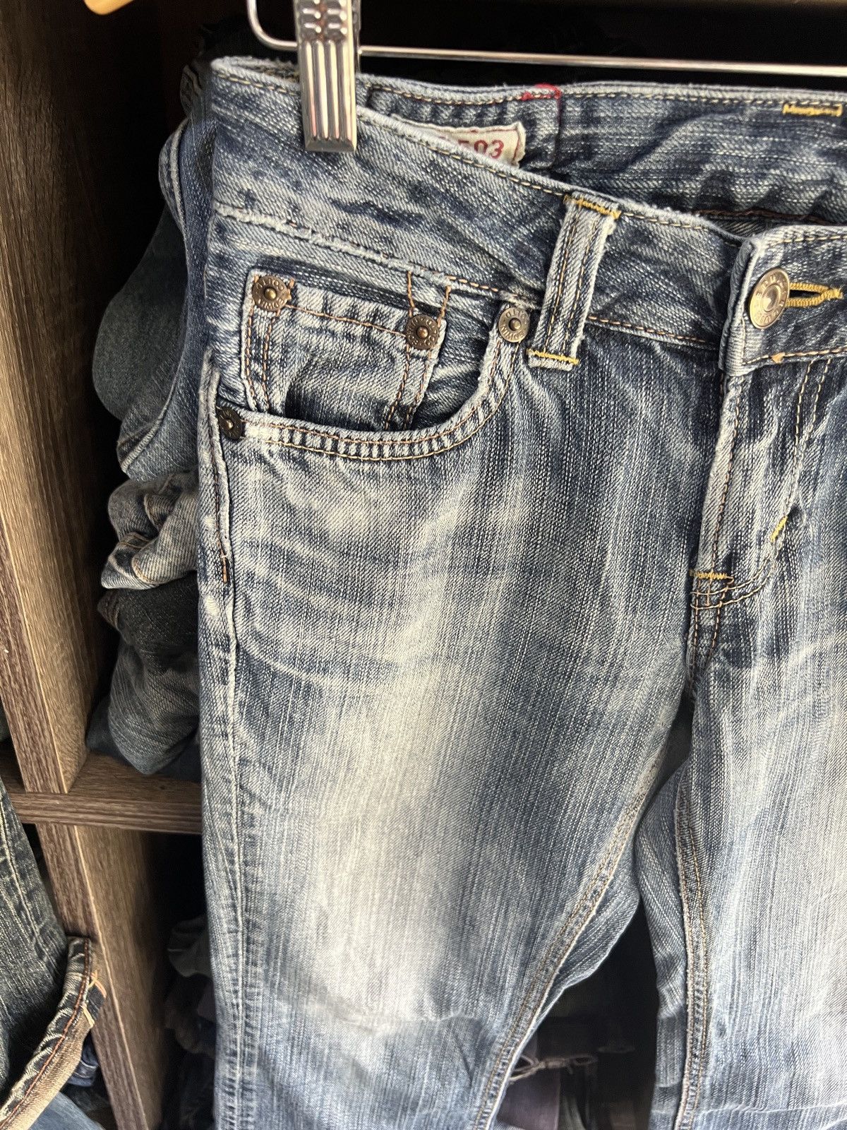 Edwin 🔥Vintage Edwin 503 Premium Distressed Denim Size 28" / US 6 / IT 42 - 5 Thumbnail