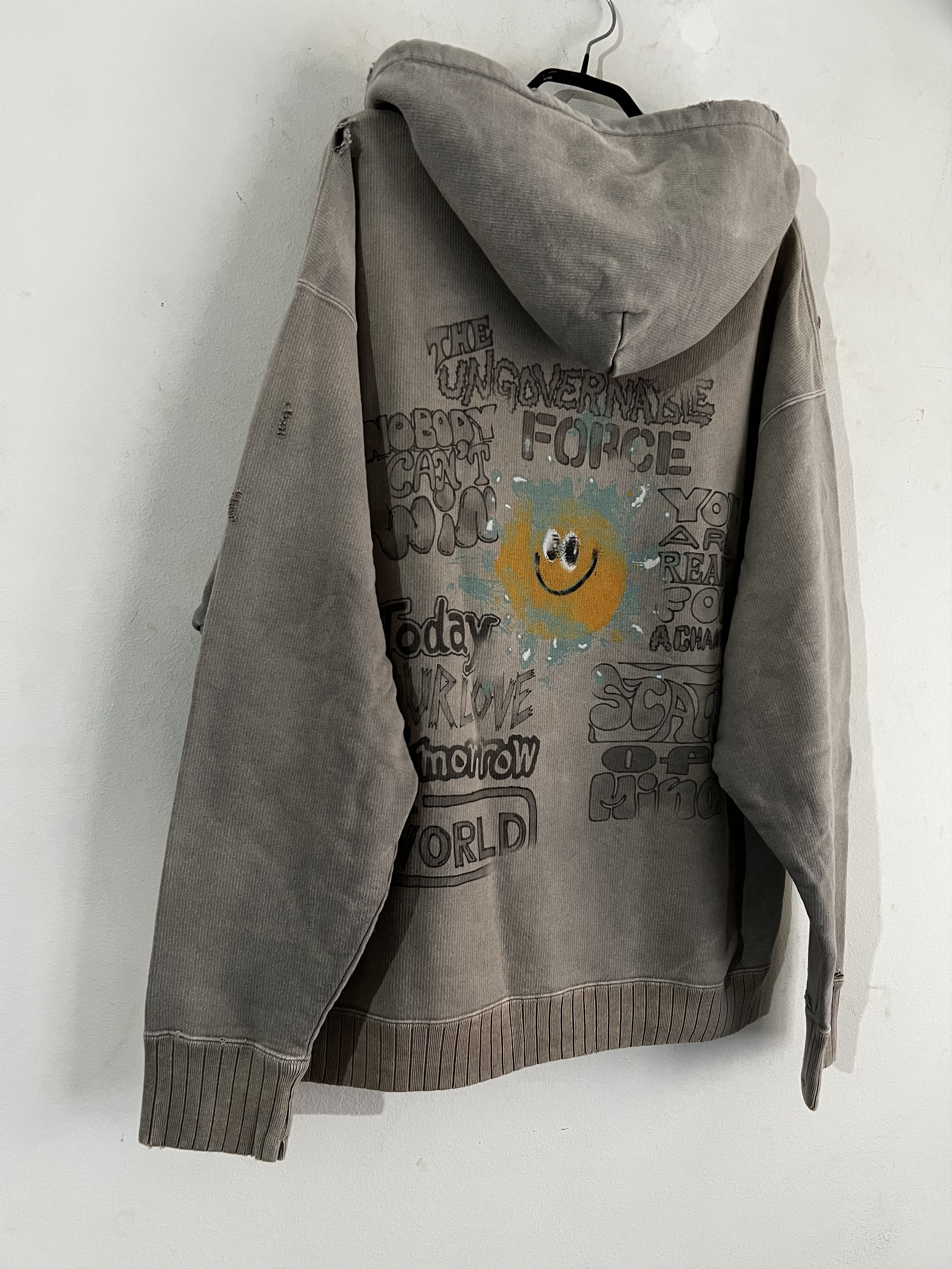 Maison MIHARA YASUHIRO Vintage-like hoodie Size US M / EU 48-50 / 2 - 5 Thumbnail