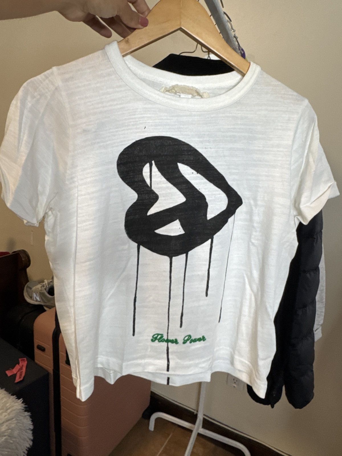 Off-White Virgil Abloh Off-White “Flower Power” tee - Small - Women Size S / US 4 / IT 40 - 1 Thumbnail
