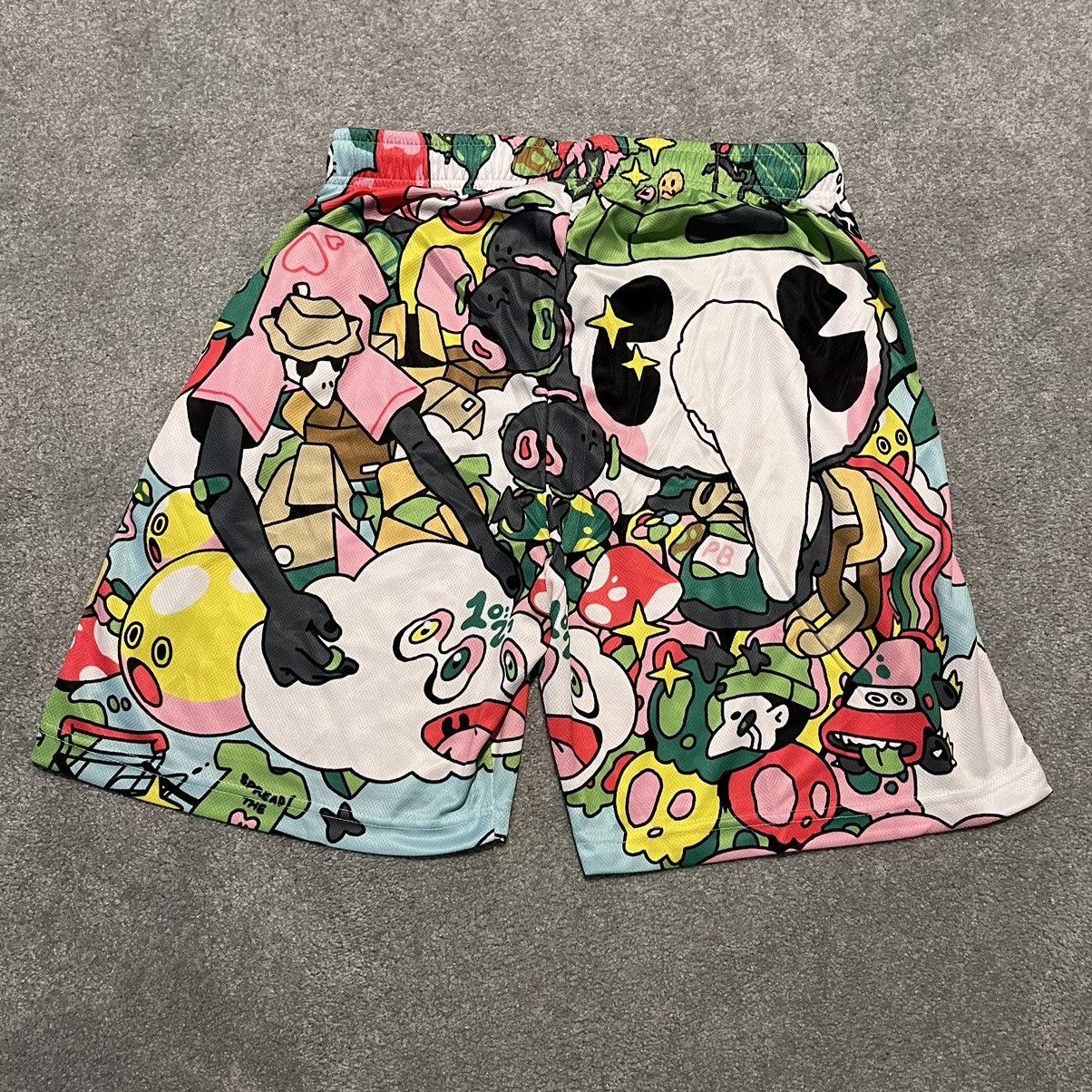 Plague Boulevard Plague Blvd Spider Gang Lil Darkie Chaos Mesh Shorts V1 XL Size US 34 / EU 50 - 2 Thumbnail