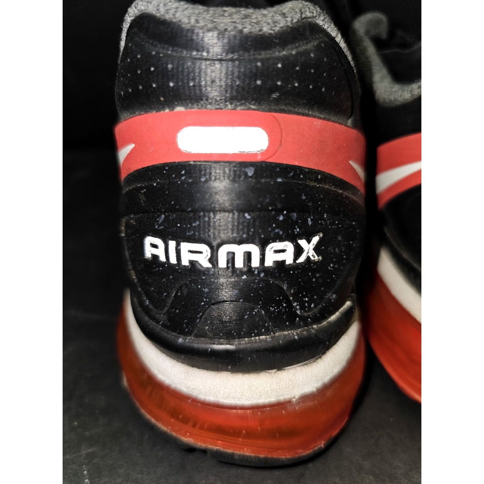 Nike Nike Air Max+ 2012 White Black Action Red 487982-016 Men's Size 9 Sneaker Shoes Nike Air Max 2012 Collection Mens Size US 8 / EU 41 - 7 Thumbnail