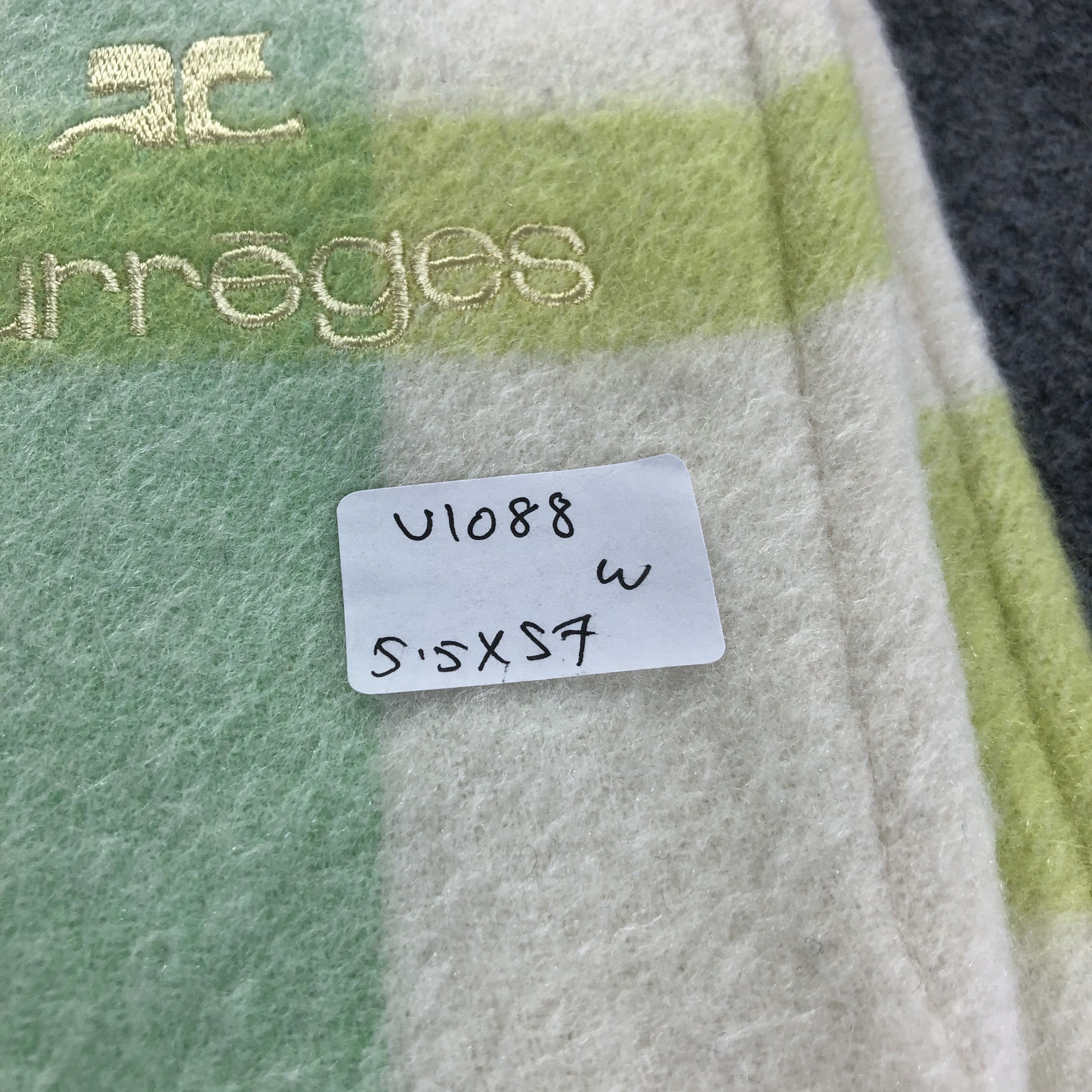 Courreges Courreges Wool Scarf Muffler V1088 Size ONE SIZE - 6 Thumbnail