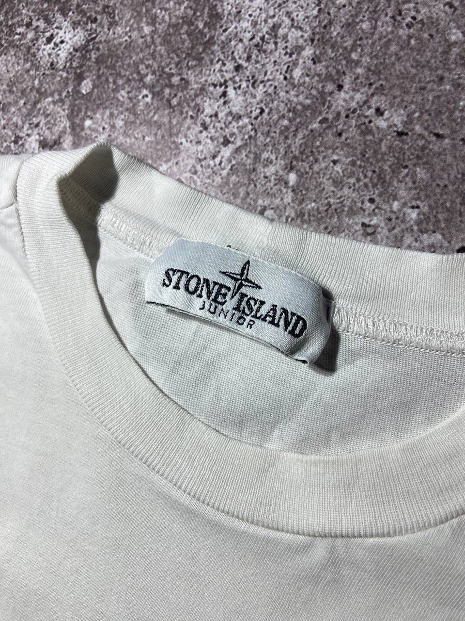 Stone Island Stone Island Junior 8/128 White T-Shirt Patch Program Size US XXS / EU 40 - 5 Thumbnail