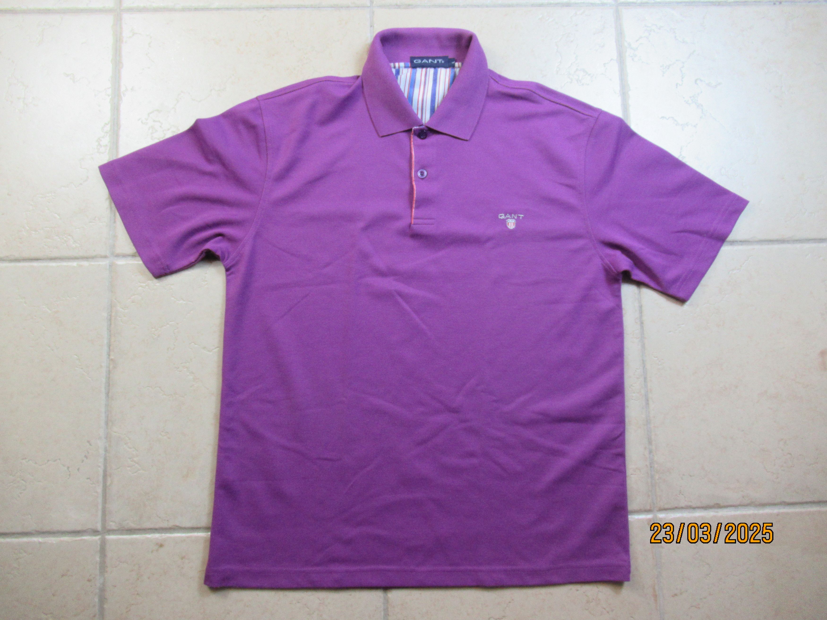 Gant Gant violet polo Size US L / EU 52-54 / 3 - 1 Thumbnail