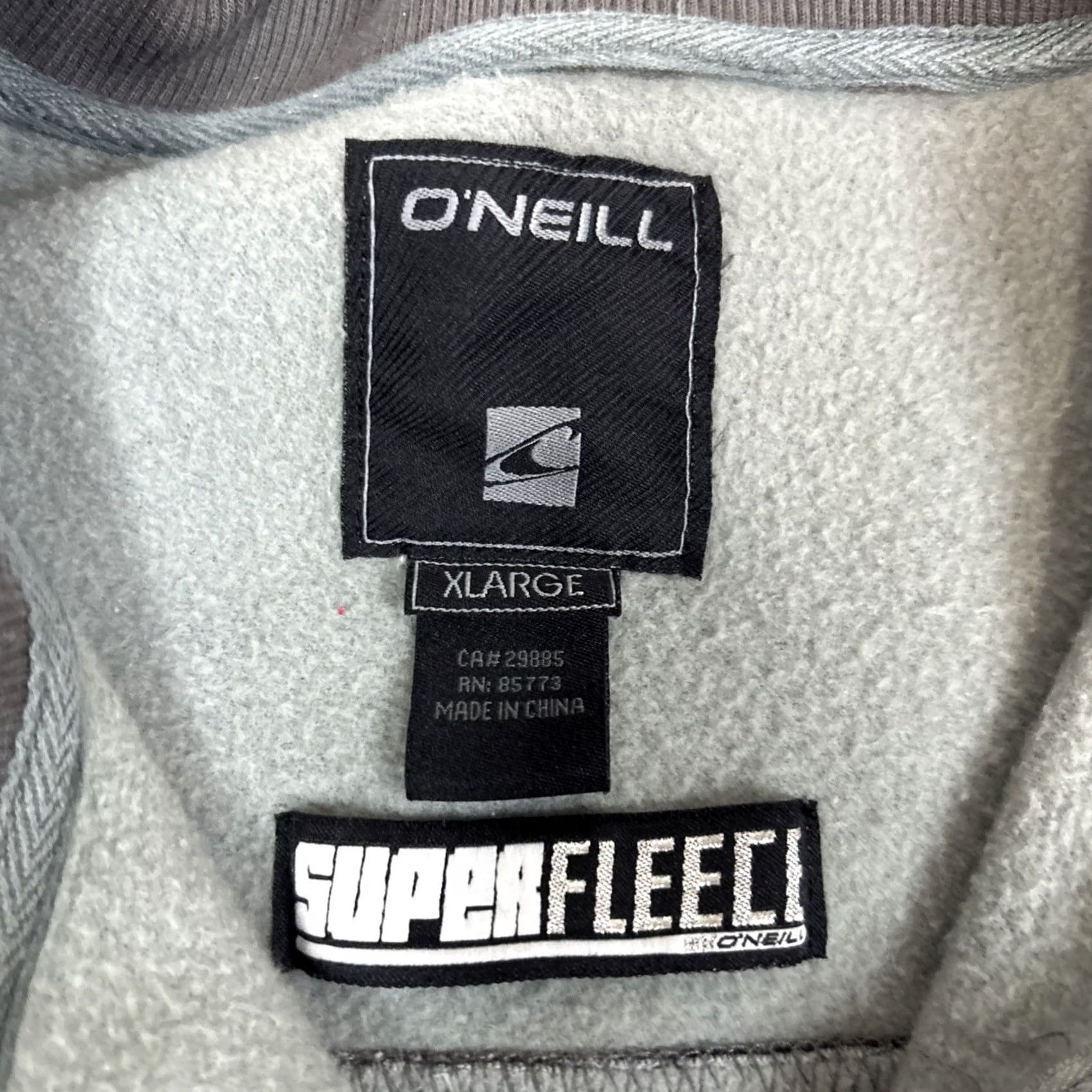 O'Neill O'Neill Echelon Jacket Men’s XL Plaid Gray Super Fleece Full Zip Surf Skate Military Jacket Size US XL / EU 56 / 4 - 2 Thumbnail