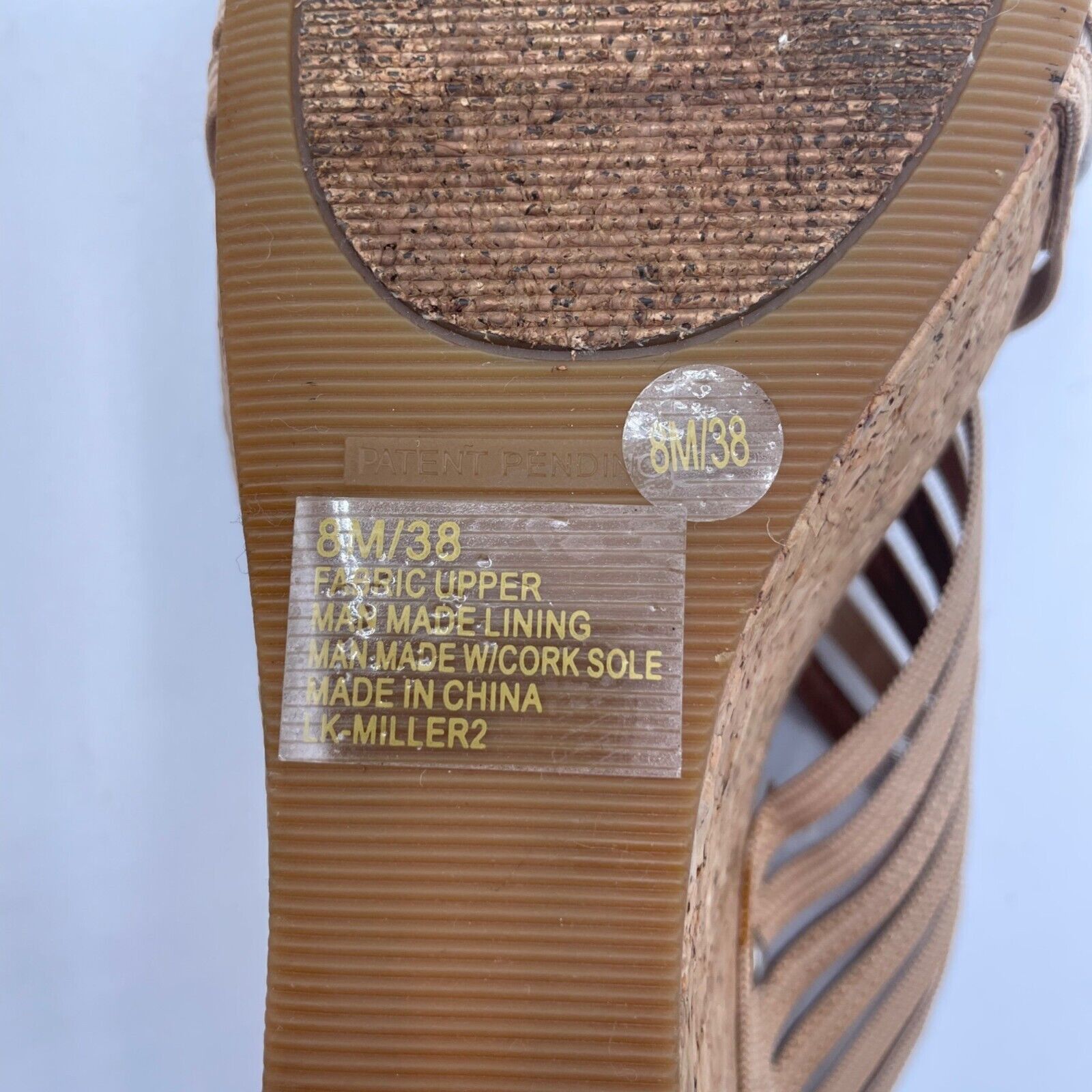 Lucky Brand Lucky Brand Miller 2 Wedge Platform Shoes Cork Sandals 8 Size US 8 / IT 38 - 8 Thumbnail