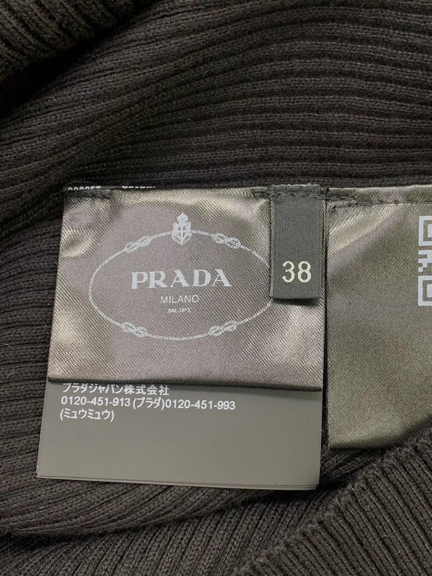 Prada PRADA Black Base Sweater Size 38 New with Tags Size XS / US 0-2 / IT 36-38 - 5 Thumbnail