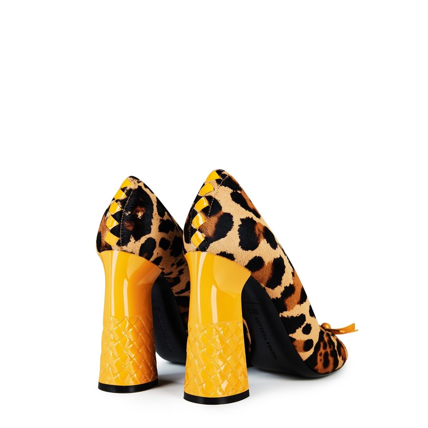 Bottega Veneta Bottega Veneta Block Heel High Heel Slip On Pumps in Multi Size US 7 / IT 37 - 3 Thumbnail