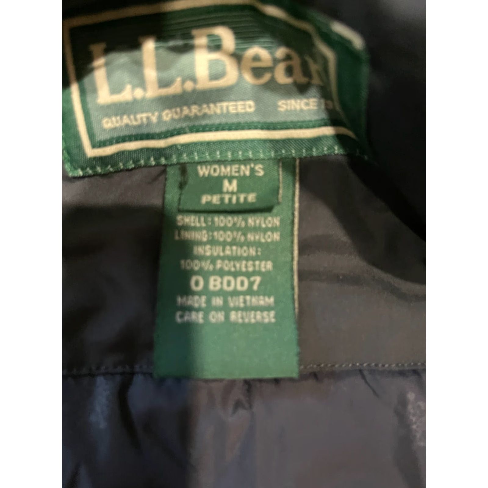 Vintage L.L. Bean Ski Jacket Womens Petite M P Black Jacket Womens Petite M P Black Size M / US 6-8 / IT 42-44 - 5 Thumbnail