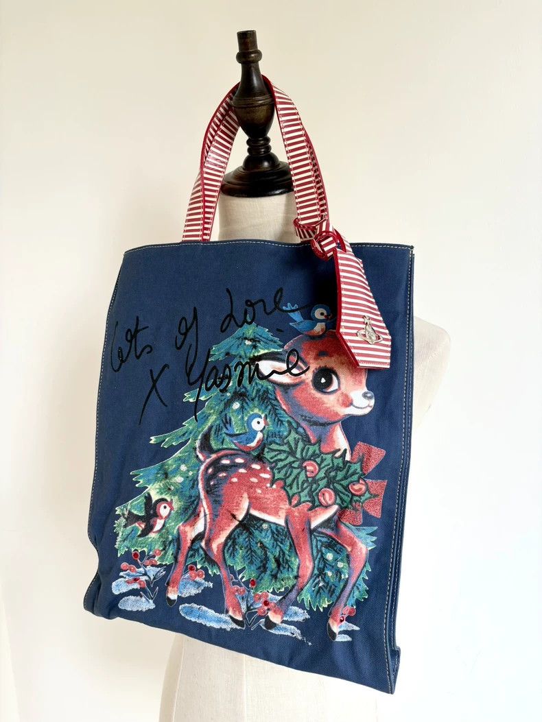 Vivienne Westwood Vivienne Westwood size os Christmas Deer tote bag Size ONE SIZE - 1 Thumbnail