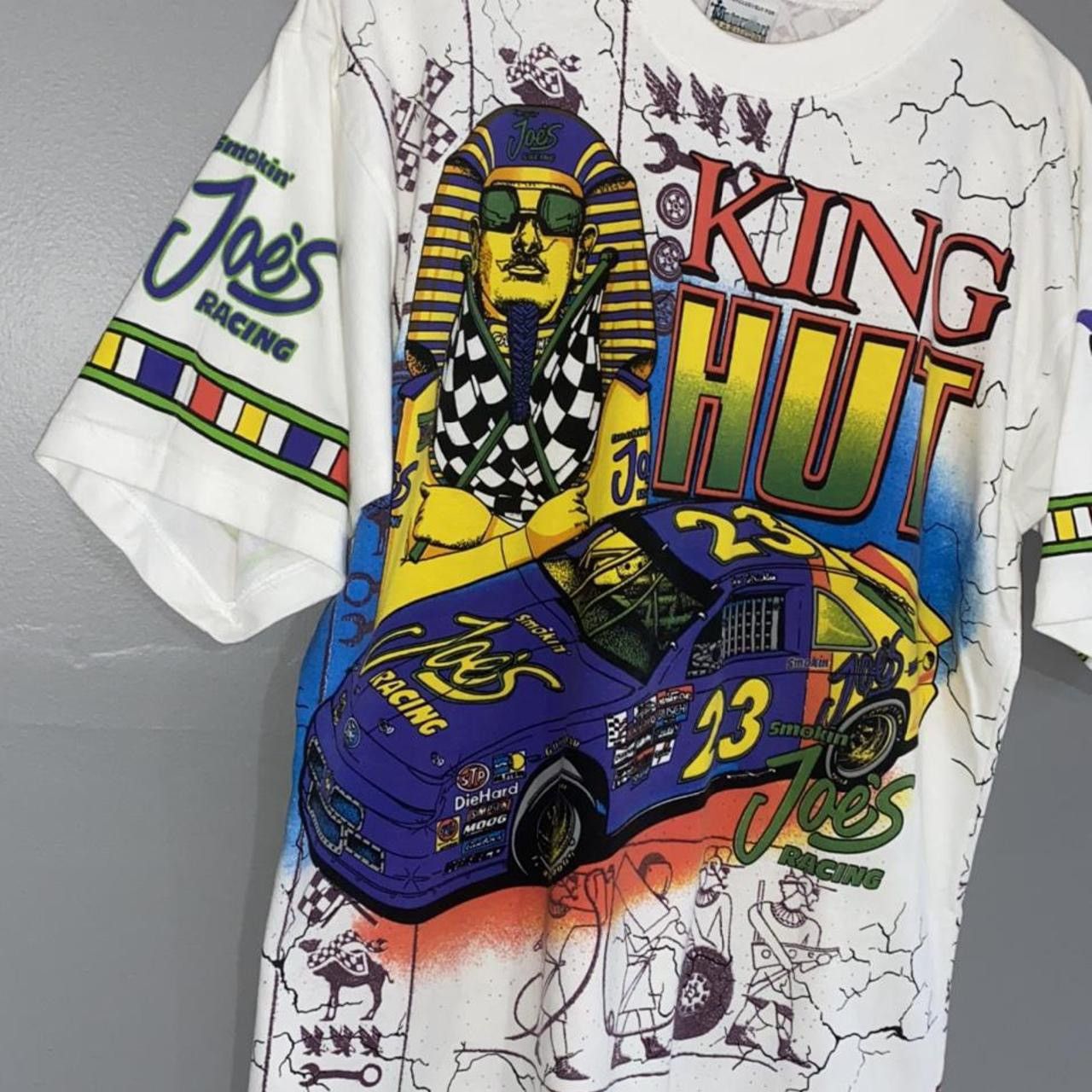 Vintage Nascar Camel King Tut ‘94 shirt Smokin Joes Racing Size US M / EU 48-50 / 2 - 1 Thumbnail