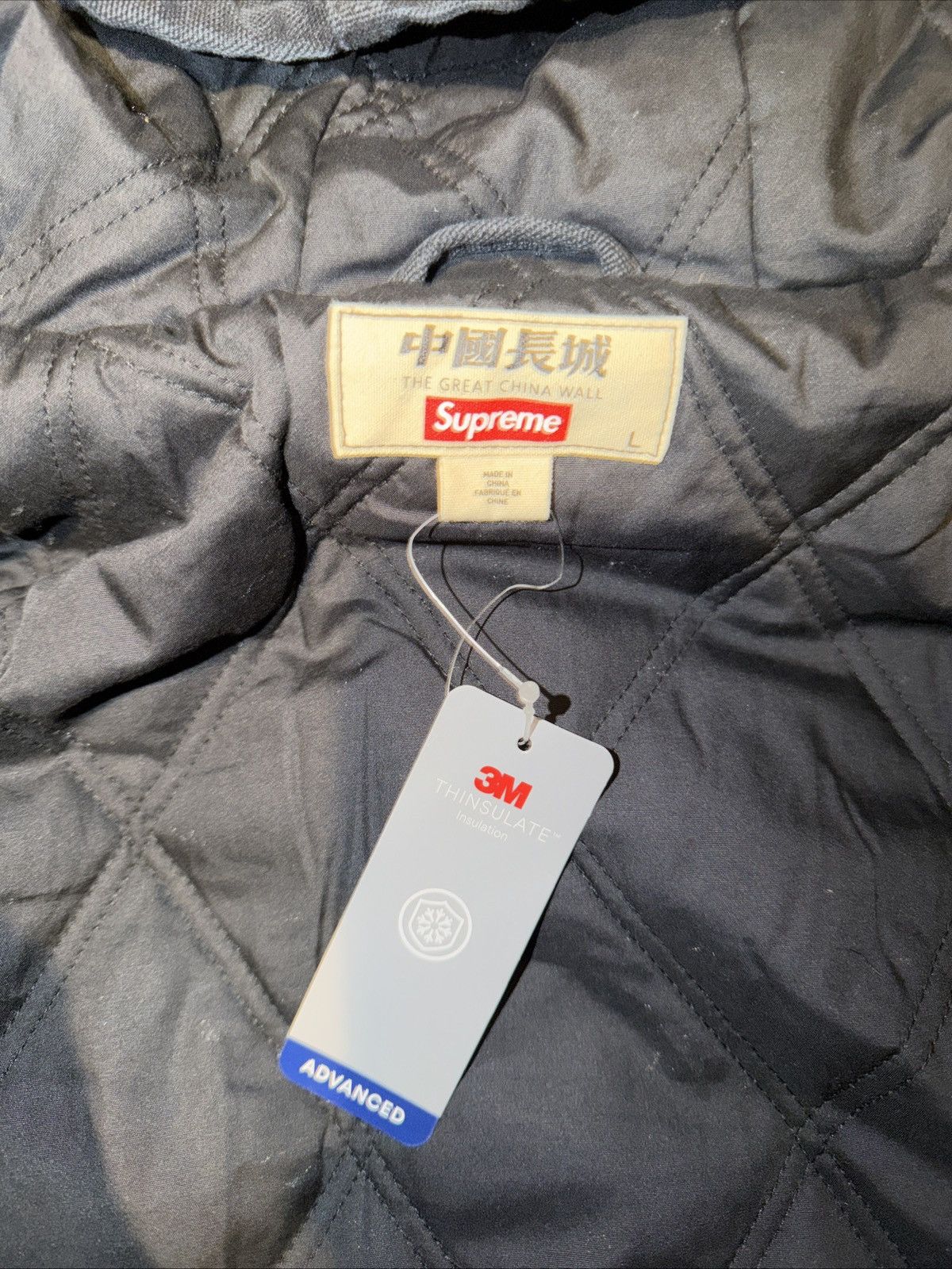 Supreme Supreme The Great China Wall Hooded Work Jacket in black Size US L / EU 52-54 / 3 - 3 Thumbnail