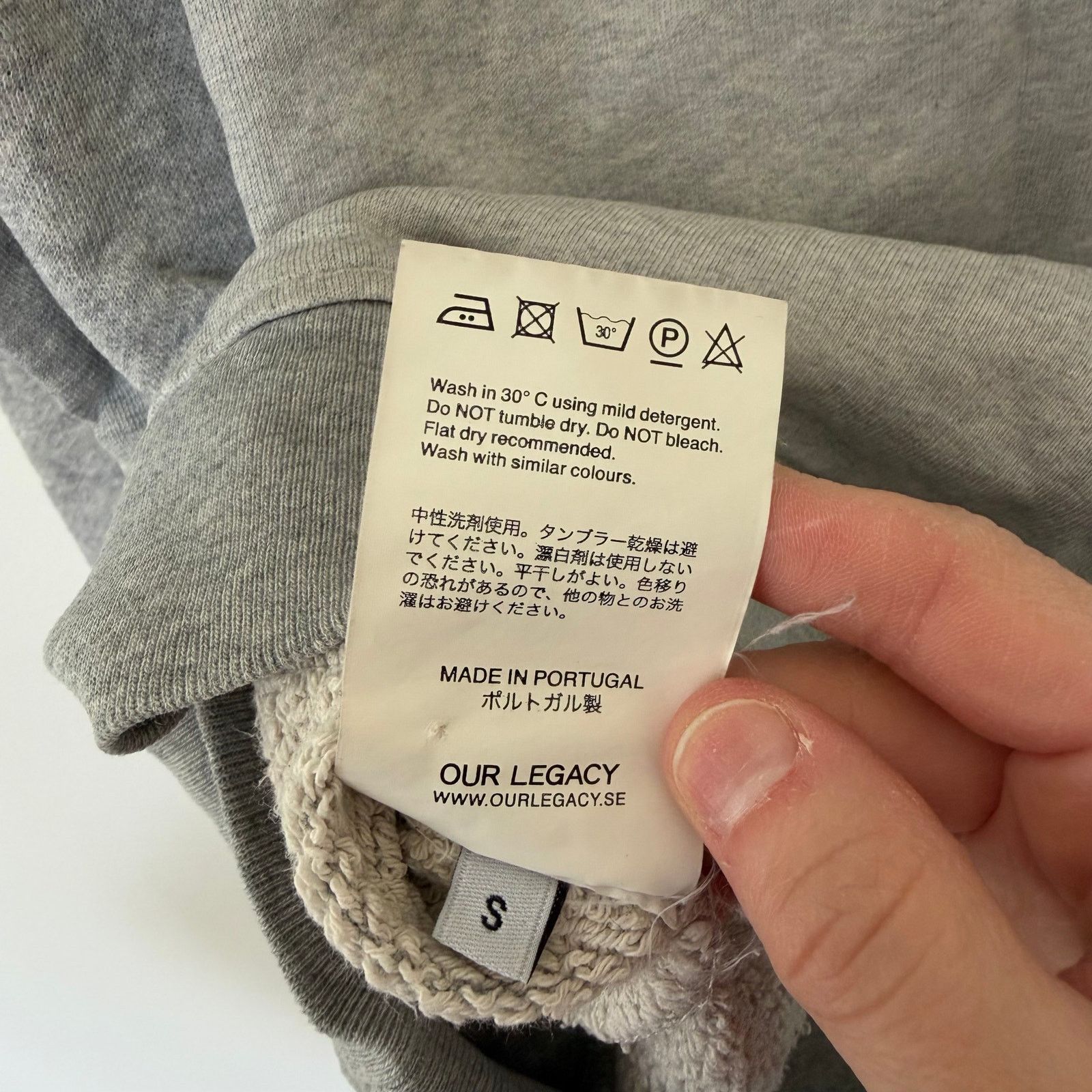 Our Legacy Our Legacy SS15 Grey Melange Crewneck Sweatshirt Sz S Size S / US 4 / IT 40 - 5 Thumbnail