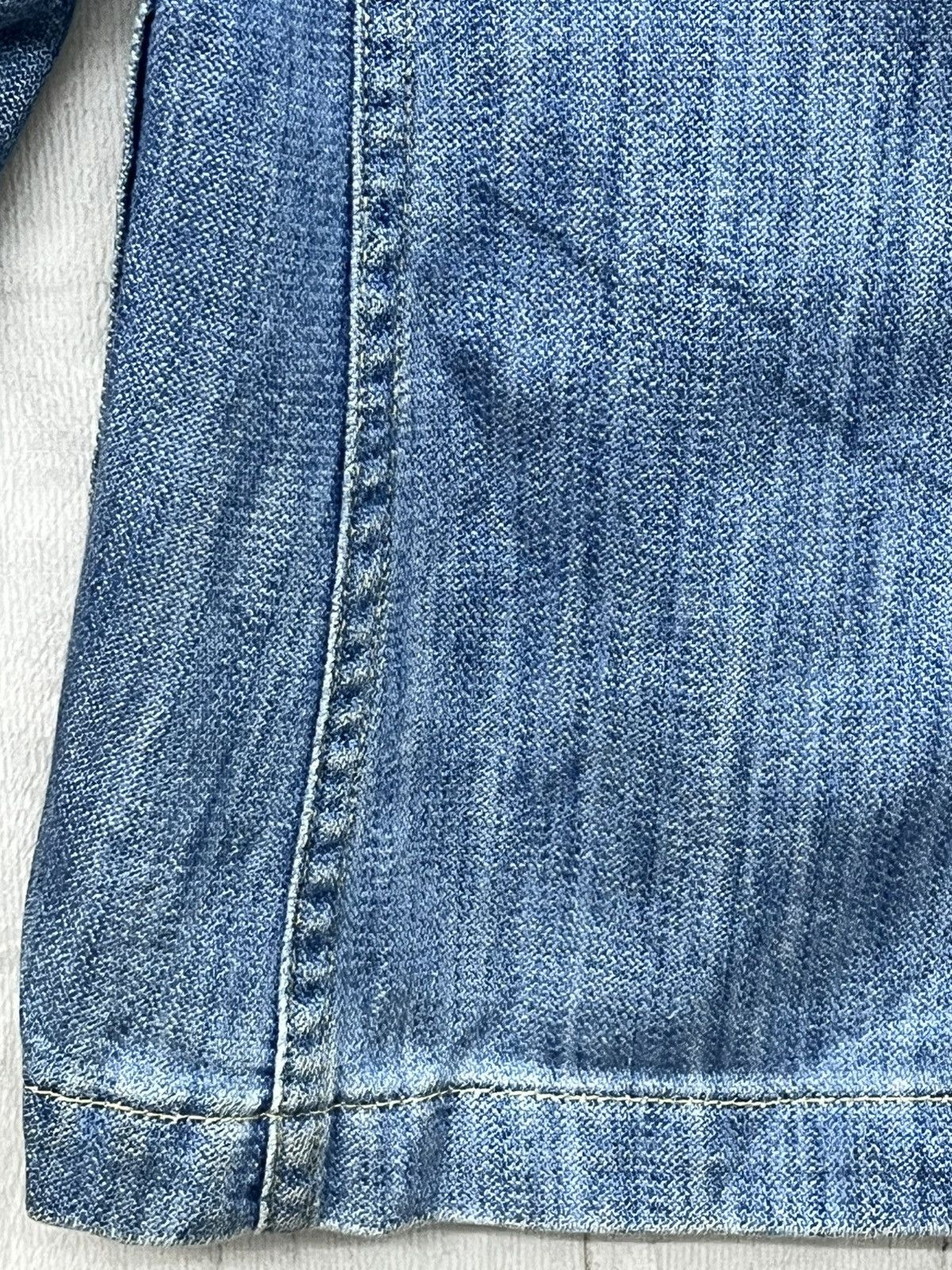 Miu Miu OFFERS🔥MIU MIU BROKEN TWILL DENIM BLAZER JACKET Size US S / EU 44-46 / 1 - 8 Thumbnail