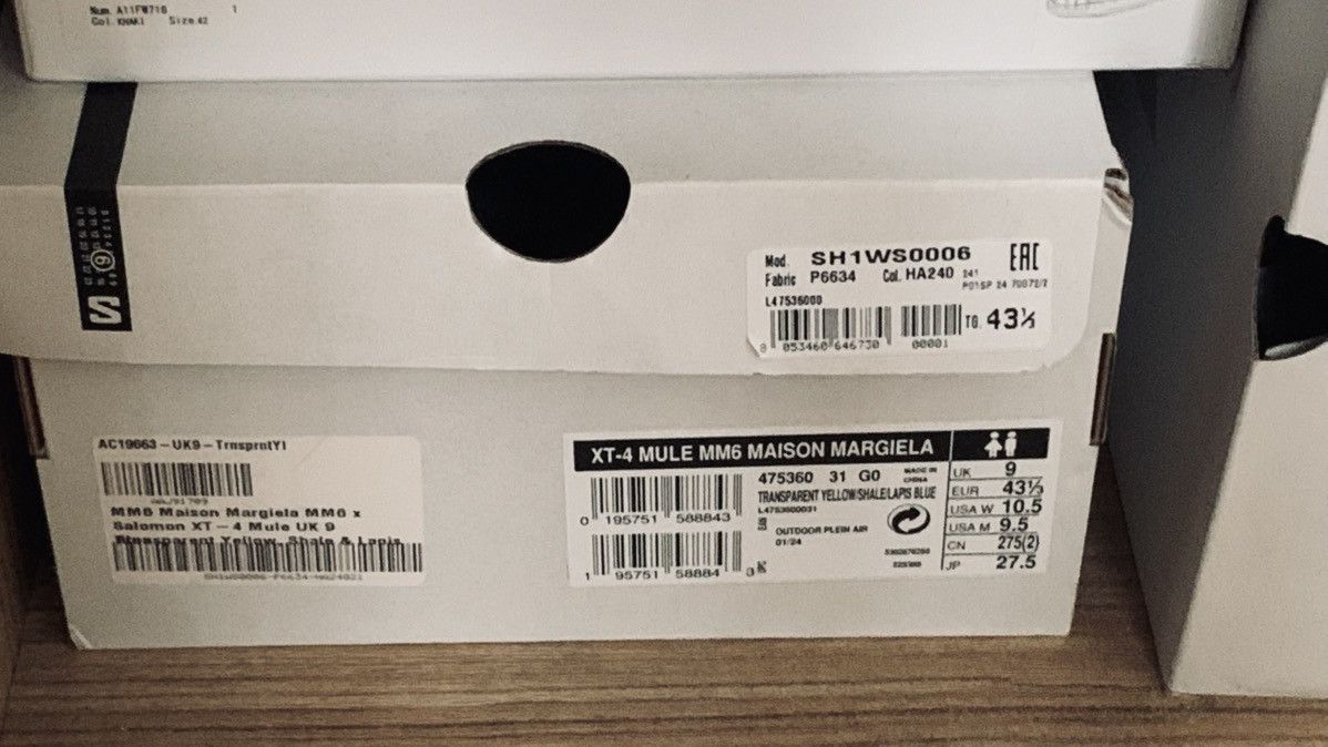 Maison Margiela × Salomon Salomon x MM6 Maison Margiela mules Size US 9.5 / EU 42-43 - 9 Thumbnail