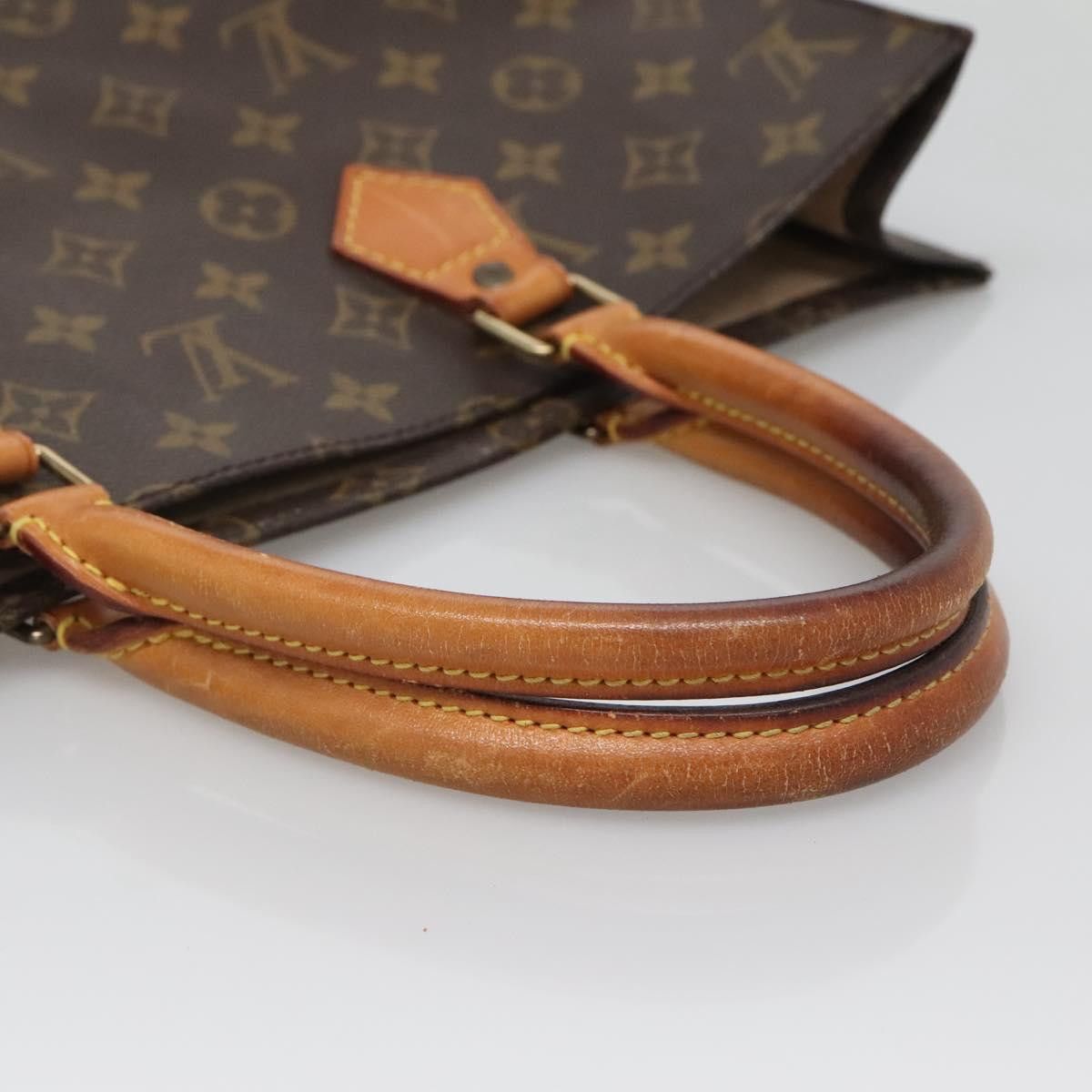 Louis Vuitton LOUIS VUITTON Monogram Sac Plat Hand Bag M51140 Size ONE SIZE - 7 Thumbnail