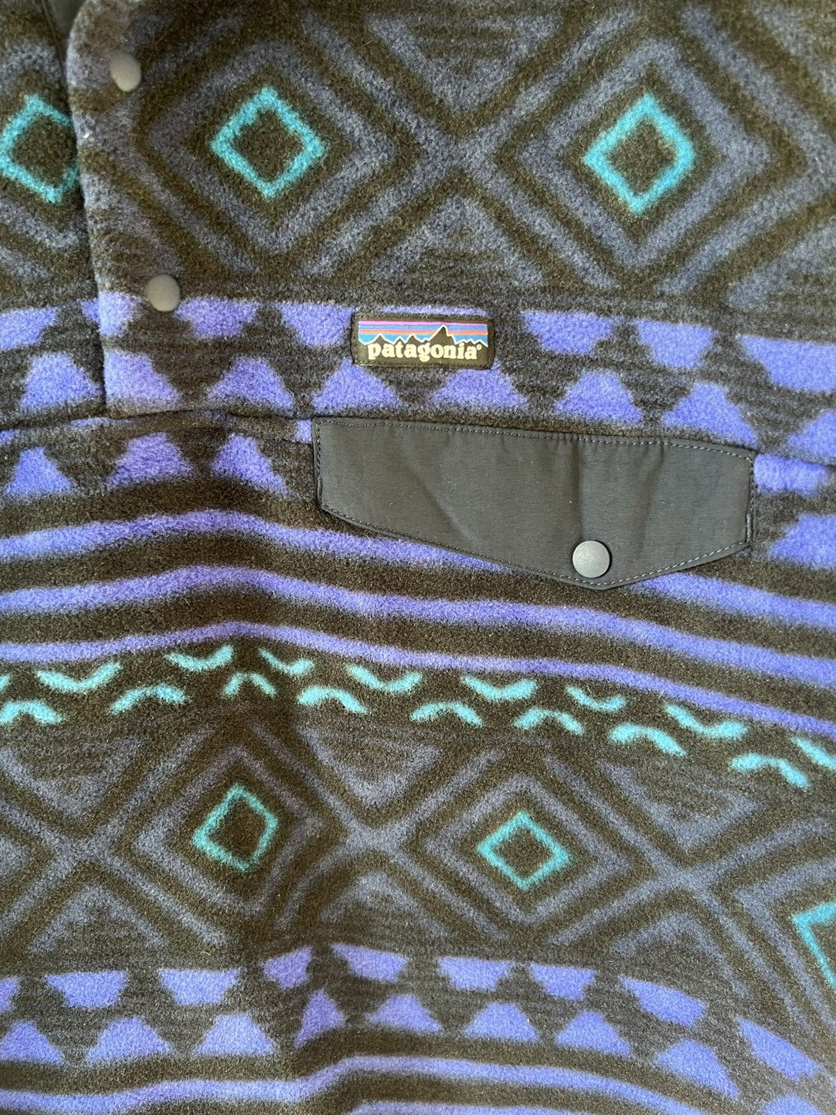 Patagonia NWT Patagonia Synchilla Snap-T Fleece Mens Med Aztec Diamond Size US M / EU 48-50 / 2 - 2 Thumbnail