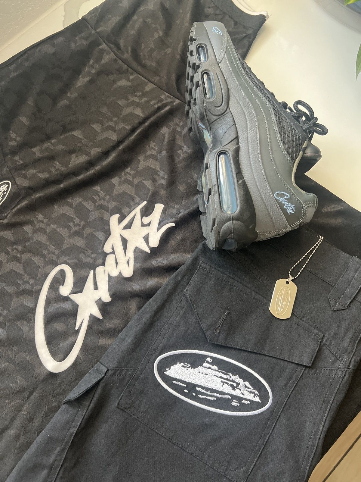 Corteiz Corteiz Storm Cargo Shorts Black Size Medium | Grailed