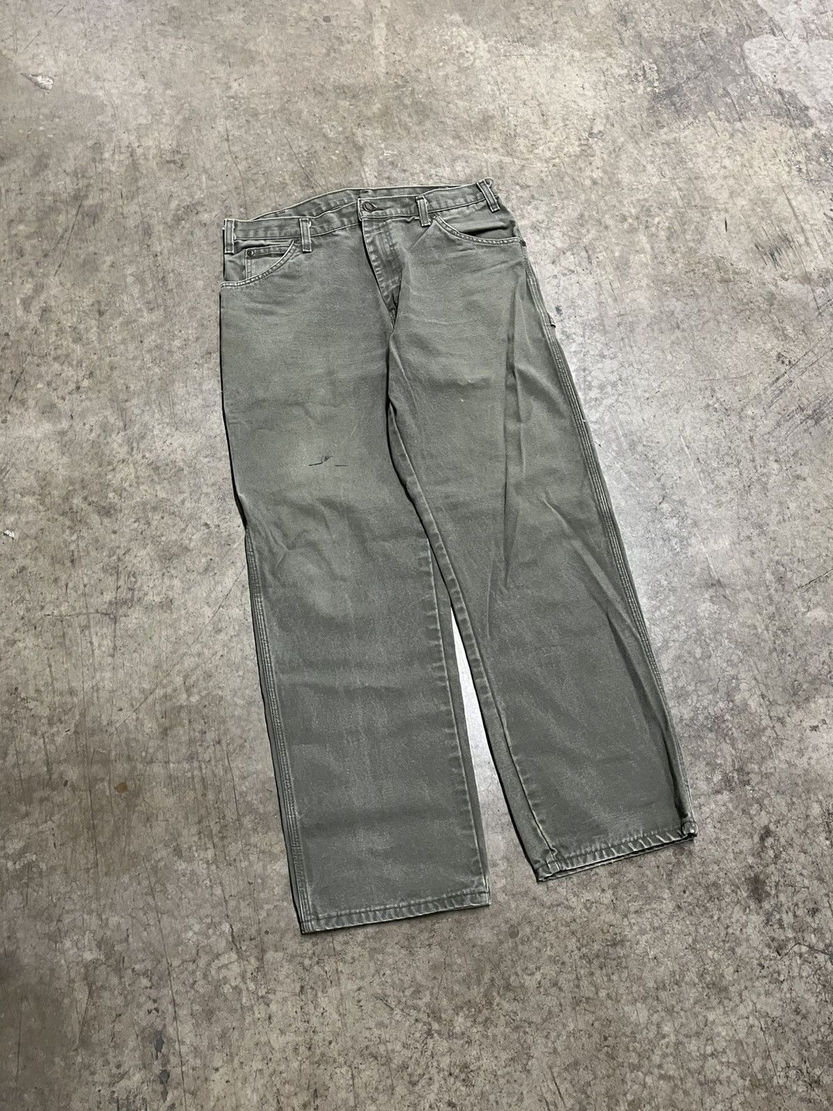 Dickies × Vintage Dickies baggy fit earth tone cargo pants skater hype rare Size US 34 / EU 50 - 8 Thumbnail