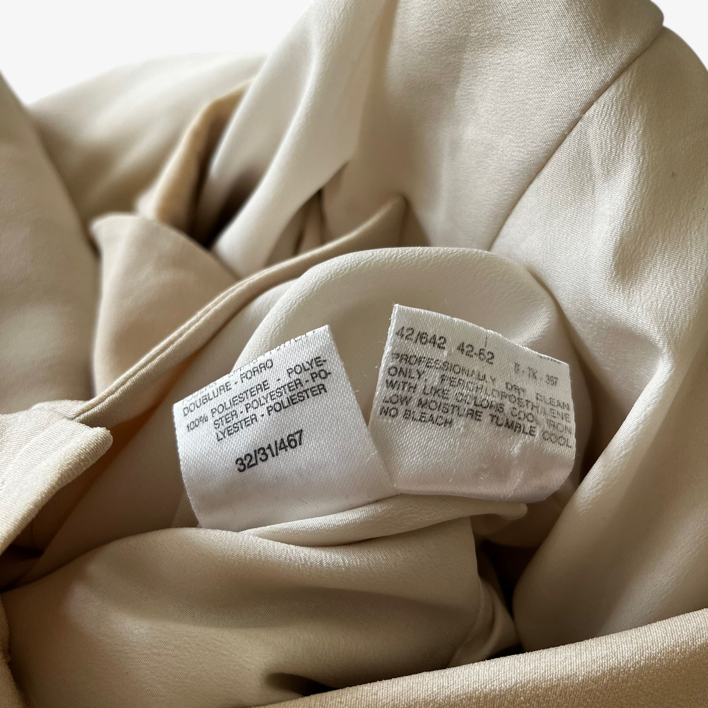 Sportmax Vintage Y2K Women's Max Mara Sportmax Cream Coat Size S / US 4 / IT 40 - 5 Thumbnail