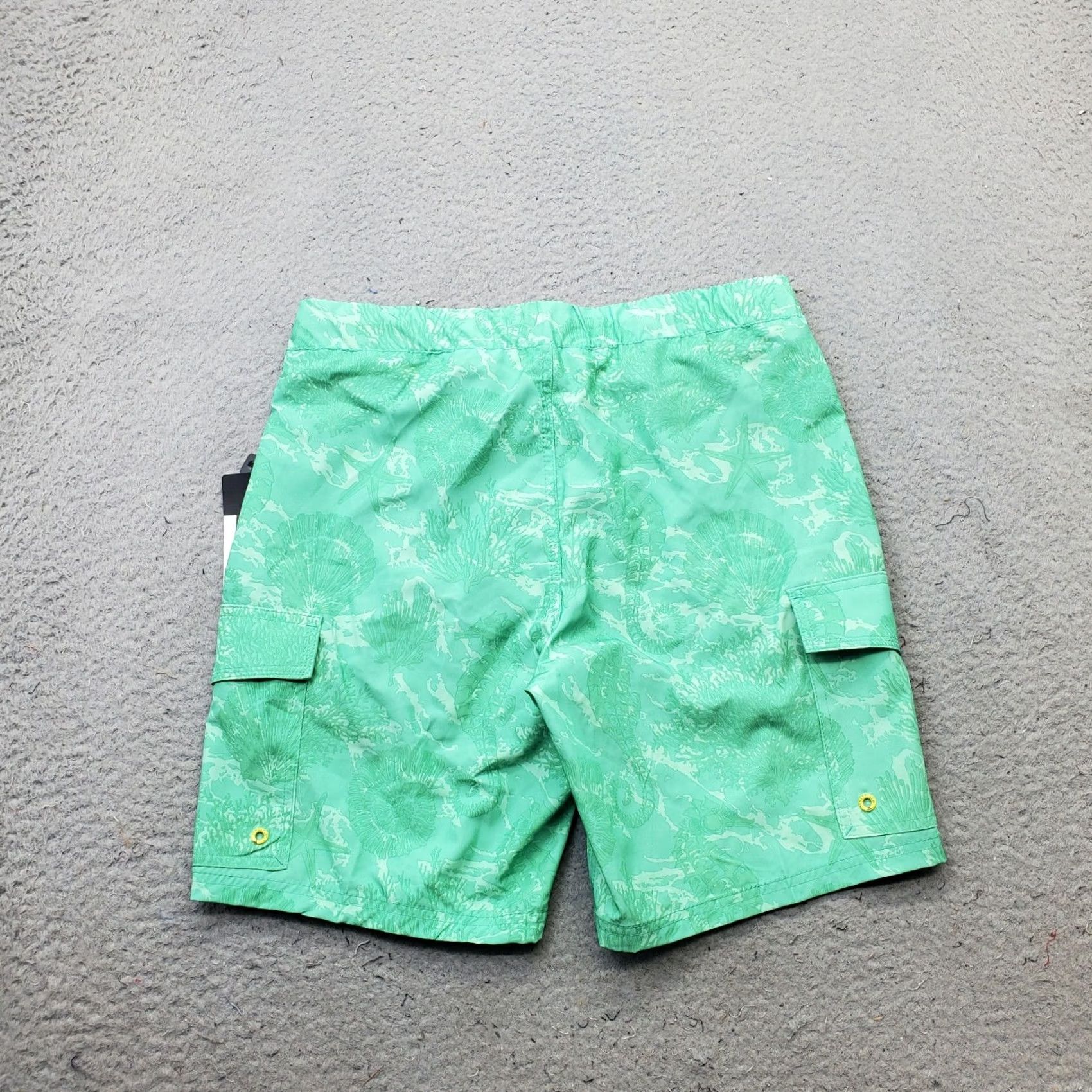 ZeroXposur ZeroXposur Performance Swim Shorts Mens Small Multi Reef Print Lined Drawstring Size US 29 - 2 Thumbnail