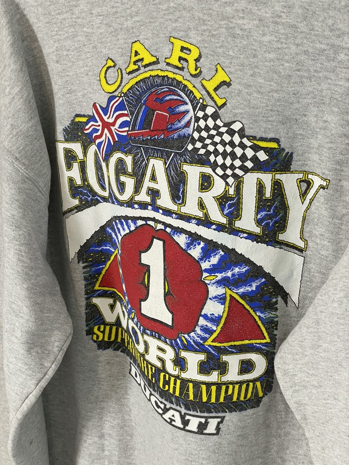 Ducati × Vintage Vintage 1997 Ducati Carl Fogarty World Superbike Sweatshirt Size US XL / EU 56 / 4 - 11 Thumbnail