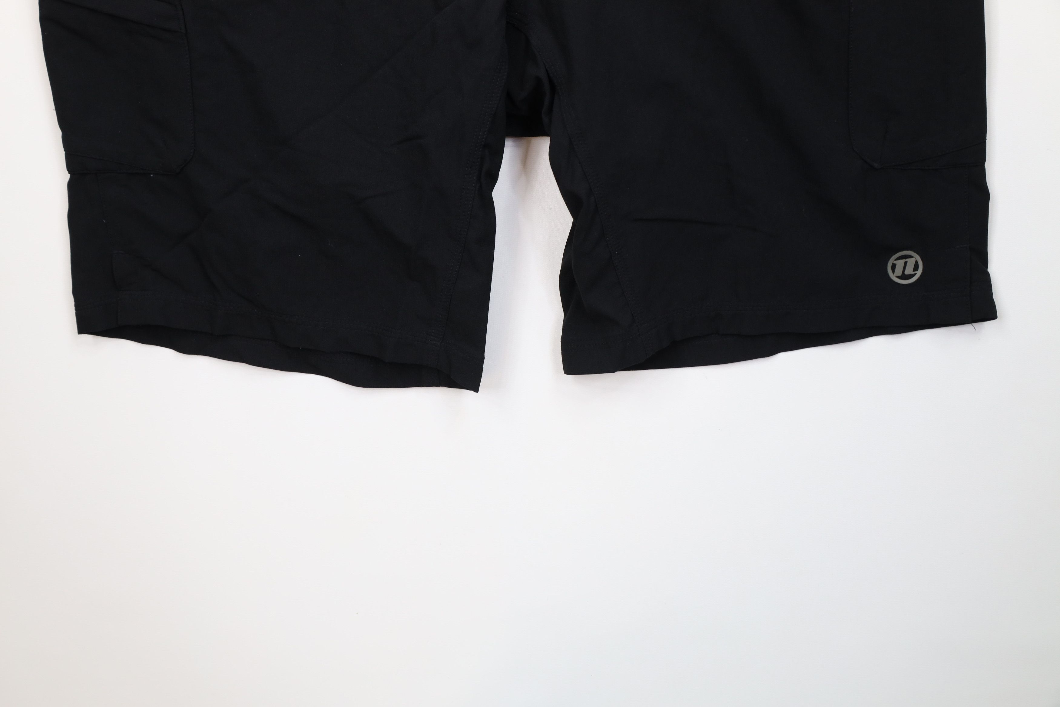 Vintage Novara Lined Bicycle Cycling Cargo Shorts Black Stretch Size US 36 / EU 52 - 4 Thumbnail
