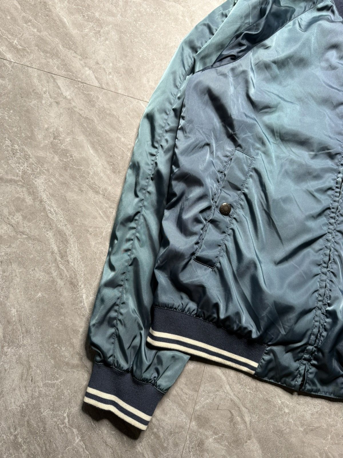 Prada Prada F/W 14 Plate Logo Nylon Bomber Jacket Size US L / EU 52-54 / 3 - 3 Thumbnail