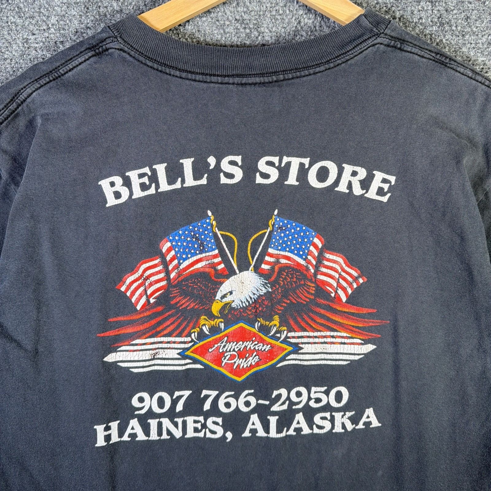 Harley Davidson Vintage Harley Davidson Shirt XL Black 90s 3D Emblem Eagle Size US XL / EU 56 / 4 - 9 Thumbnail