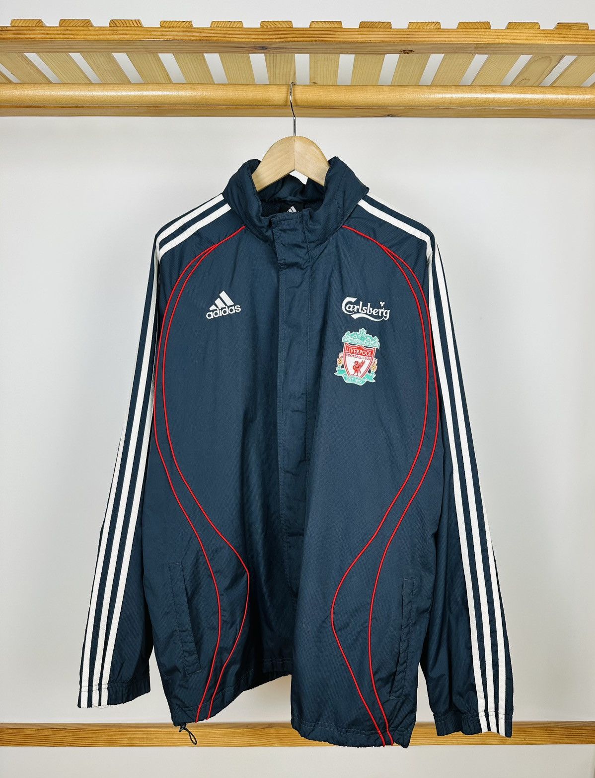 Adidas Adidas Liverpool 2006 Football Jacket Soccer Windbreaker XL Size US XL / EU 56 / 4 - 1 Thumbnail