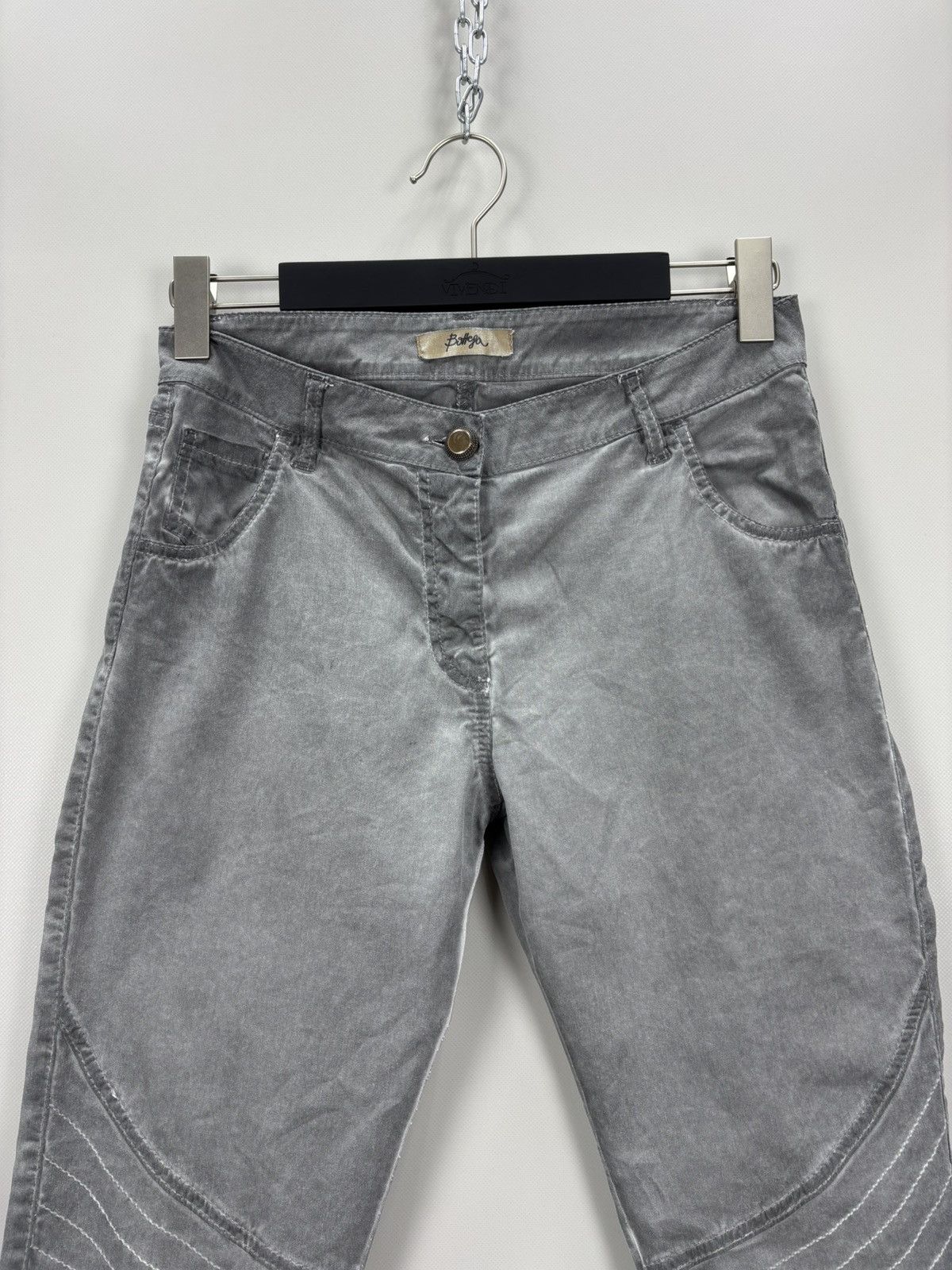 Elisa Cavaletti Womens pants Bottega by Elisa Cavaletti Size M Color Gray Size 26" / US 2 / IT 38 - 4 Thumbnail