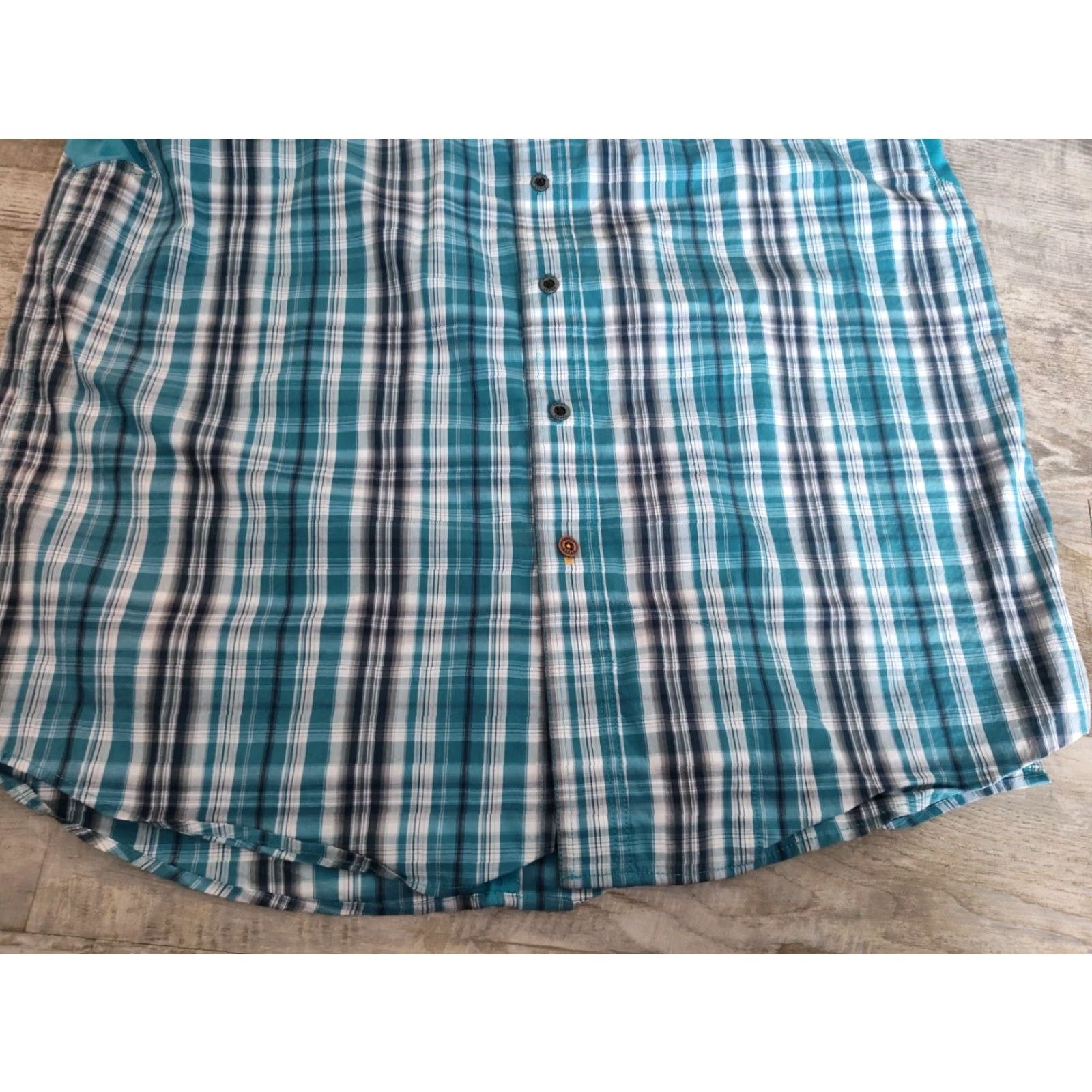 Ariat Ariat Rebar Button-Up Shirt Mens L Tall Plaid Multicolor Pocket Breathable EUC! Size US L / EU 52-54 / 3 - 2 Thumbnail