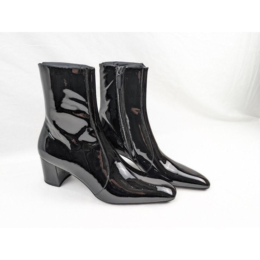 Saint Laurent Paris o1rshd1 Q:2 / XIV Zipped Boots in Nero Size US 9 / EU 42 - 12 Thumbnail