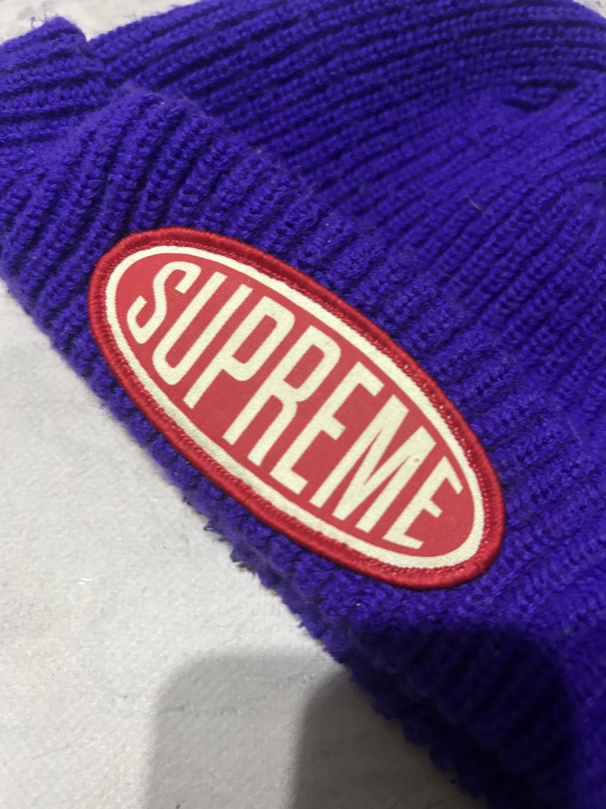 Supreme Supreme oval logo beanie Size ONE SIZE - 5 Thumbnail